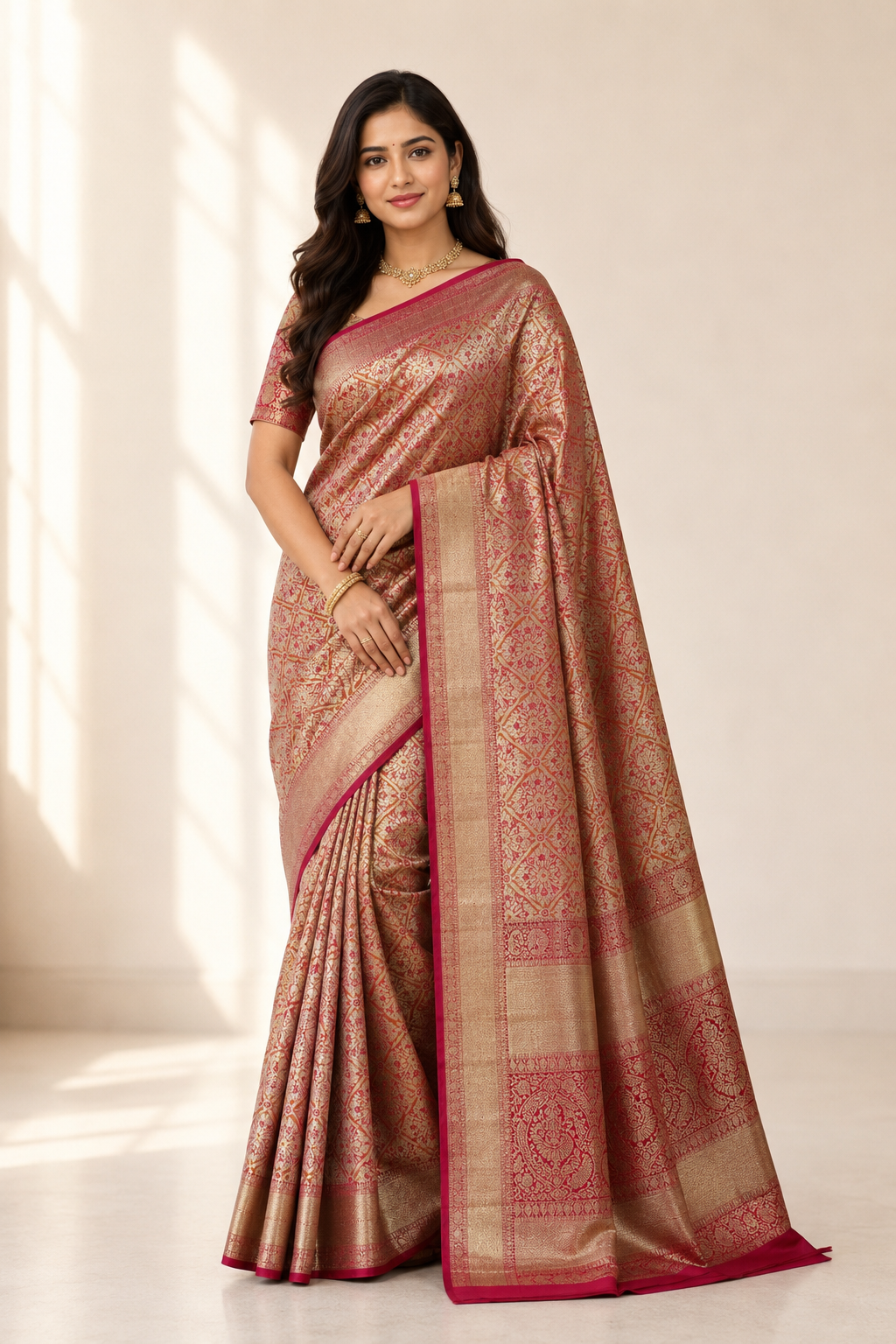 Shuchi - Kanchipuram Tissue Silk Saree.