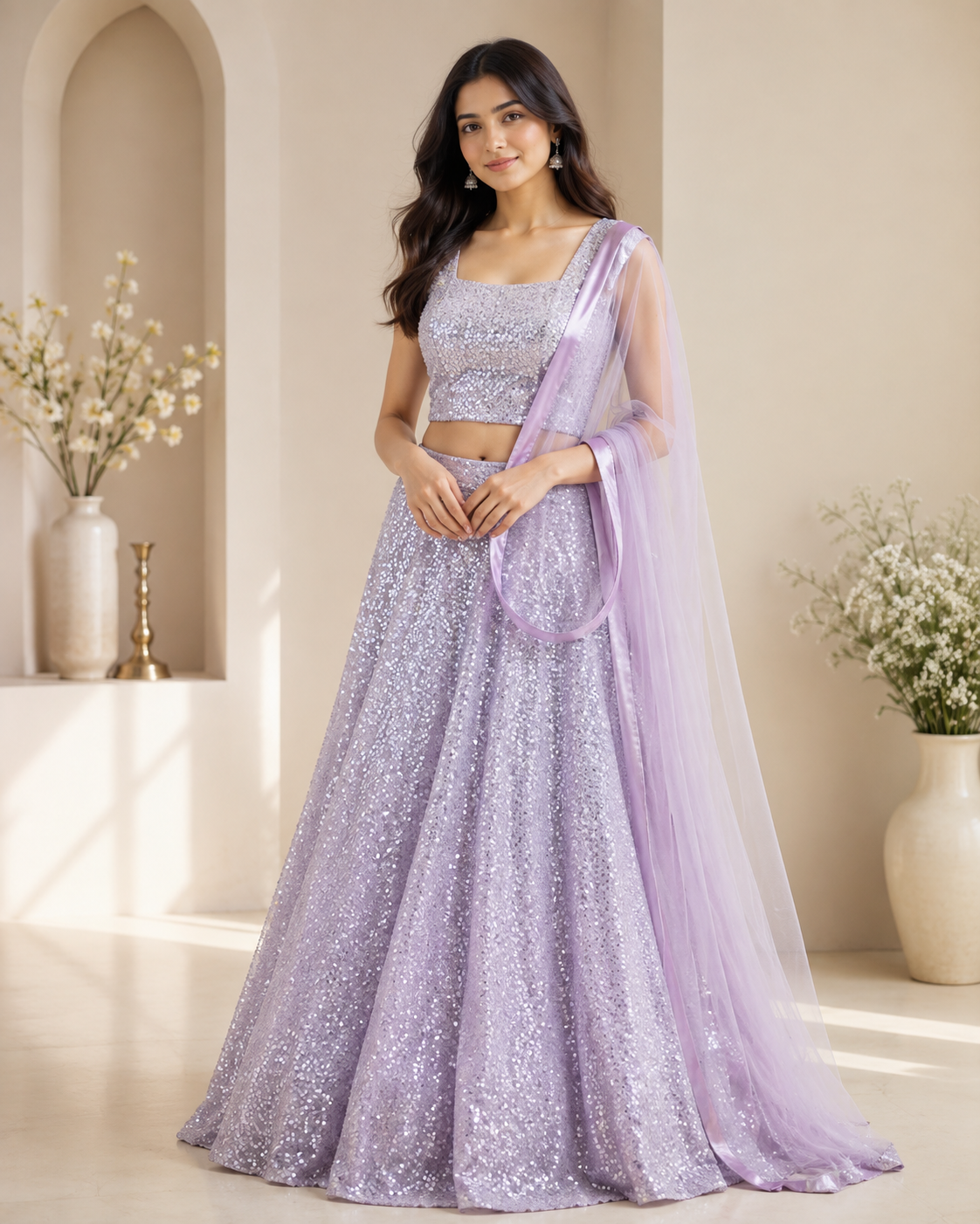Shaysha - Sequins Netting Gown