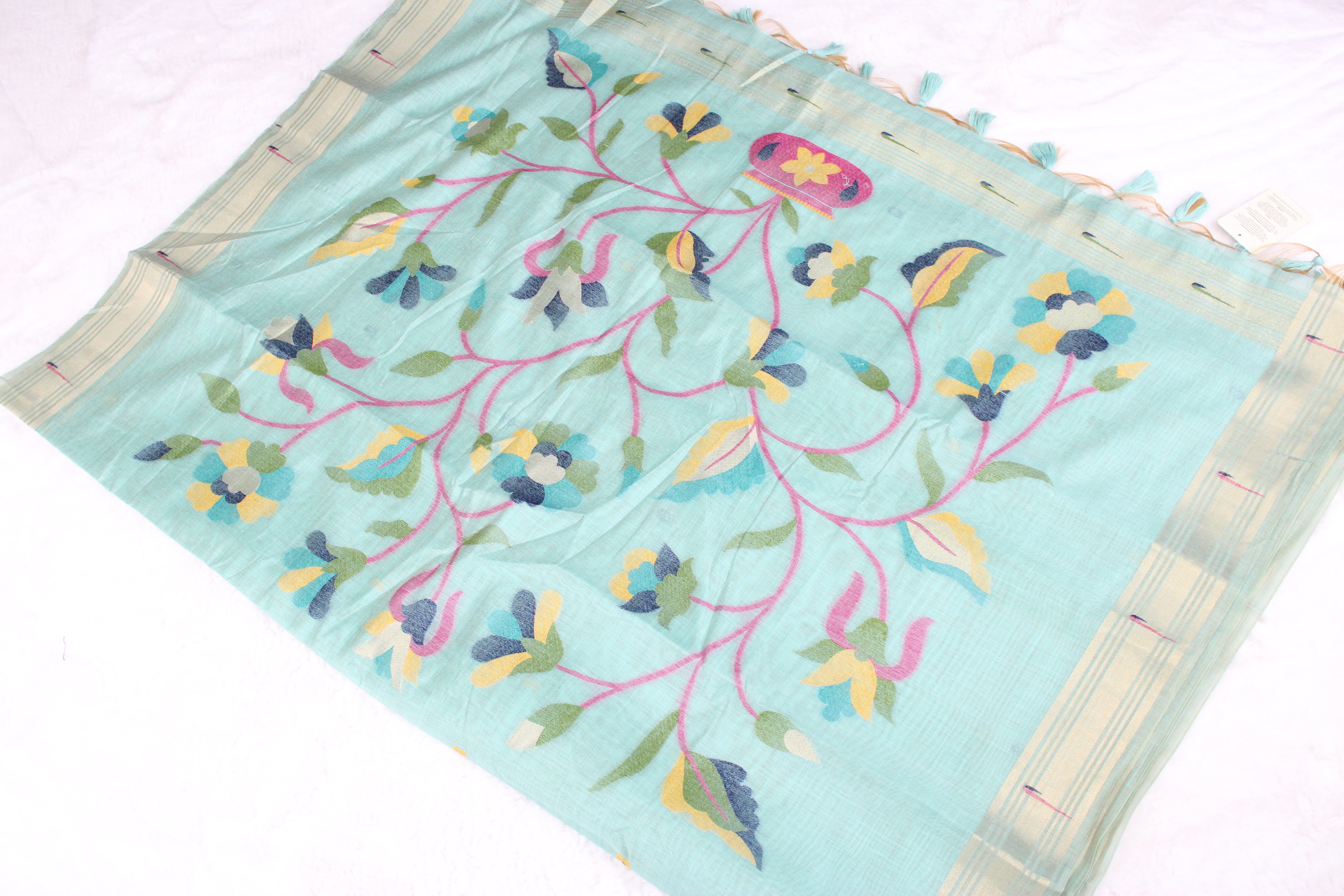 Suhani - Blend Linen Cotton Saree