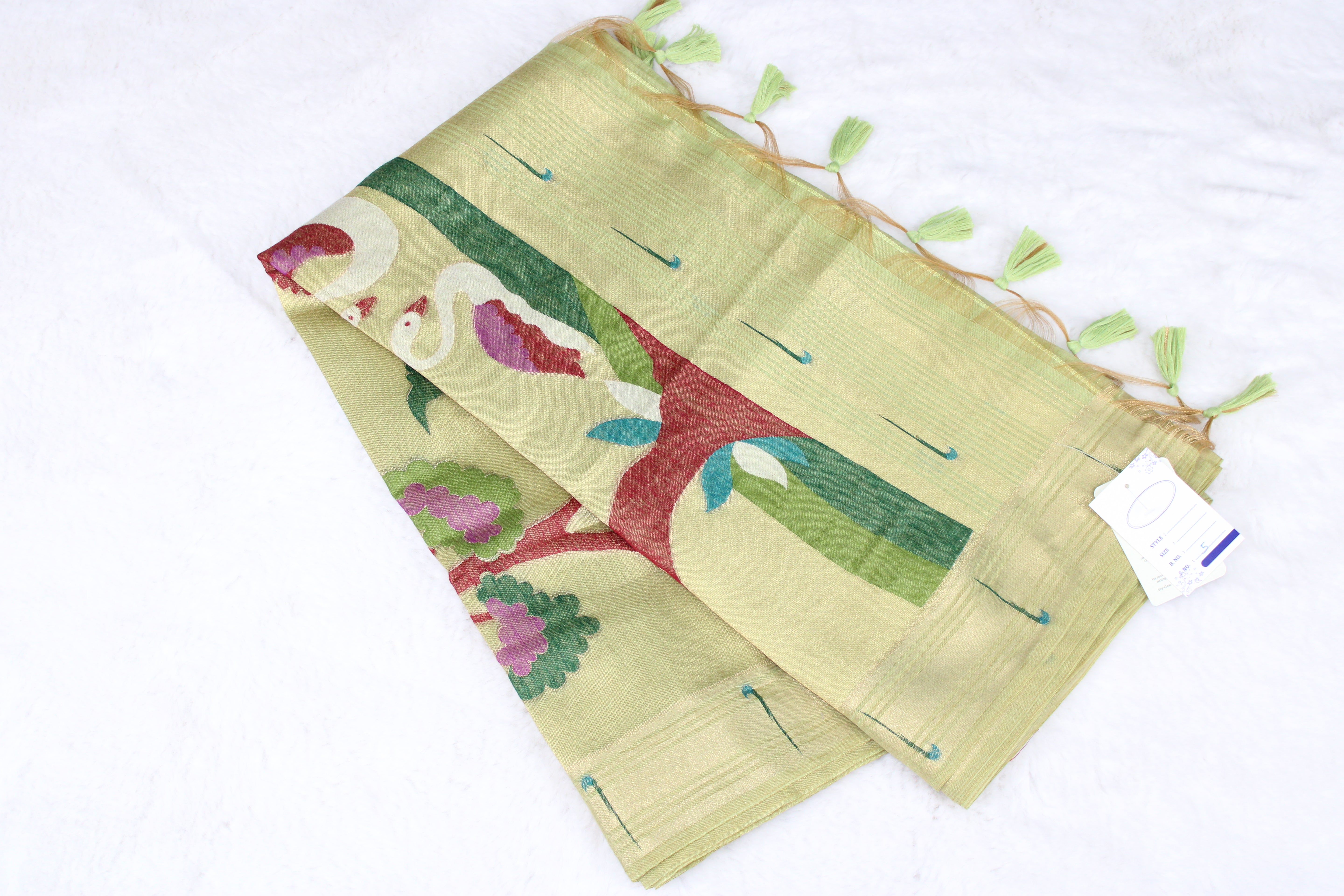 Suhani - Blend Linen Cotton Saree
