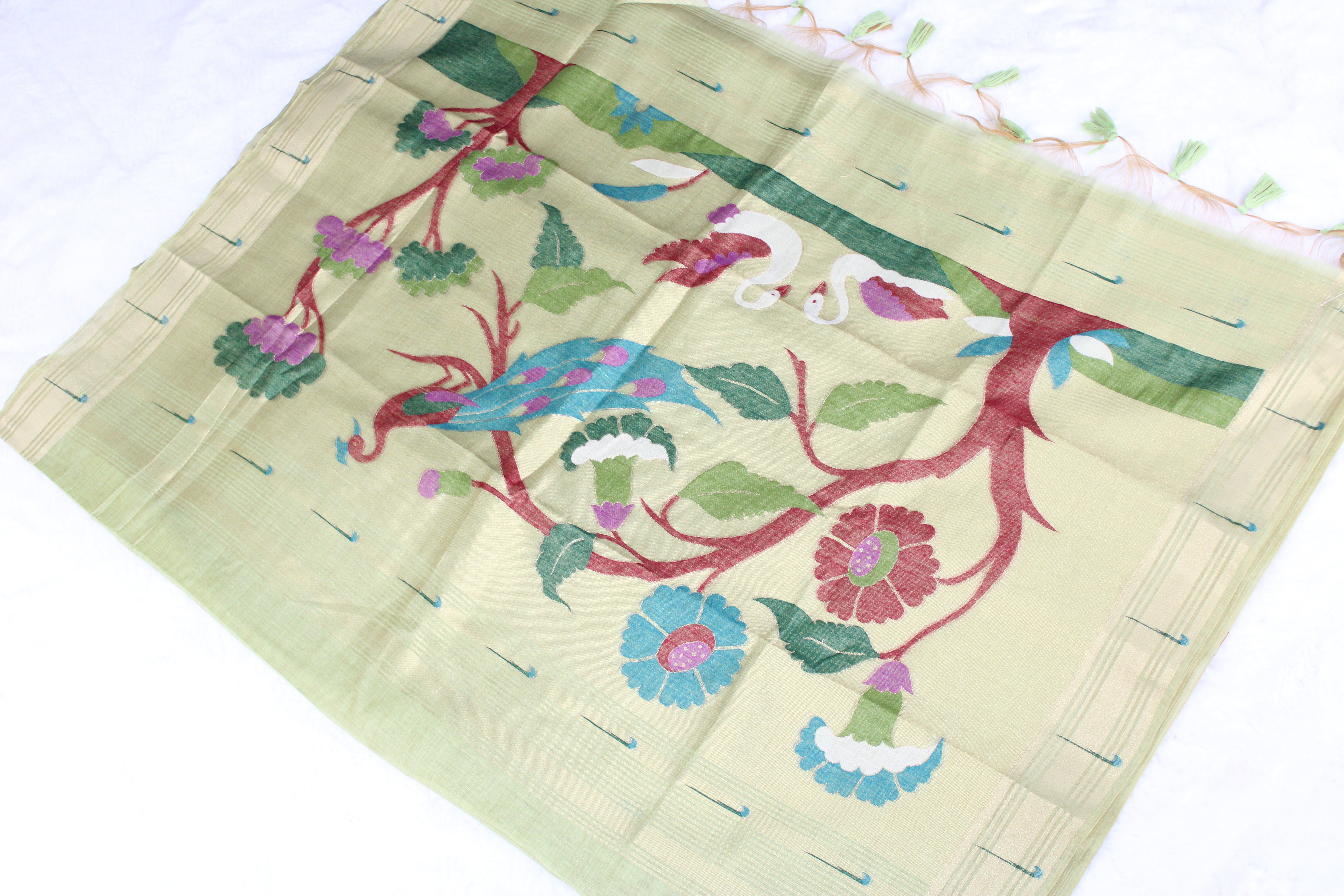 Suhani - Blend Linen Cotton Saree