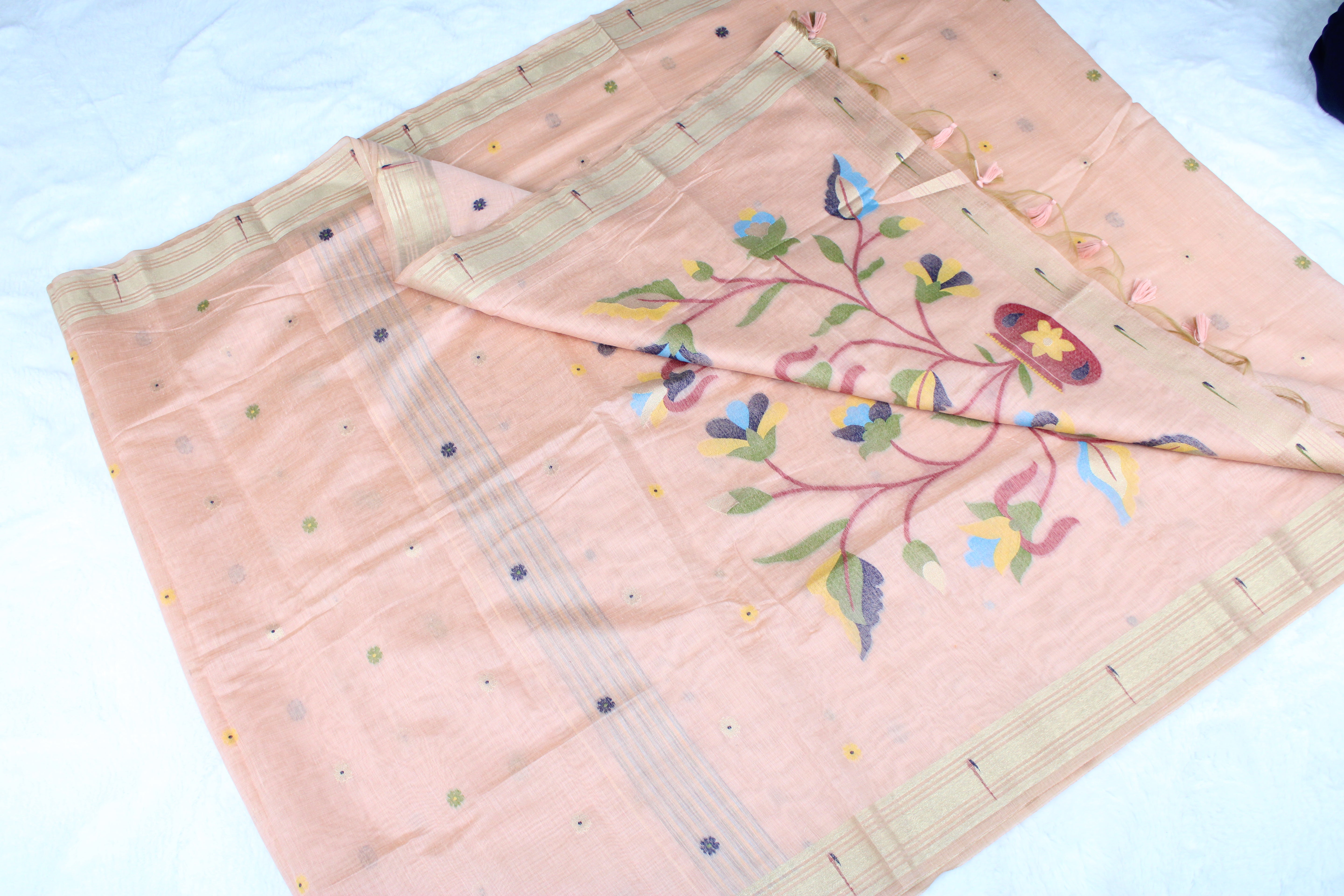 Suhani - Blend Linen Cotton Saree