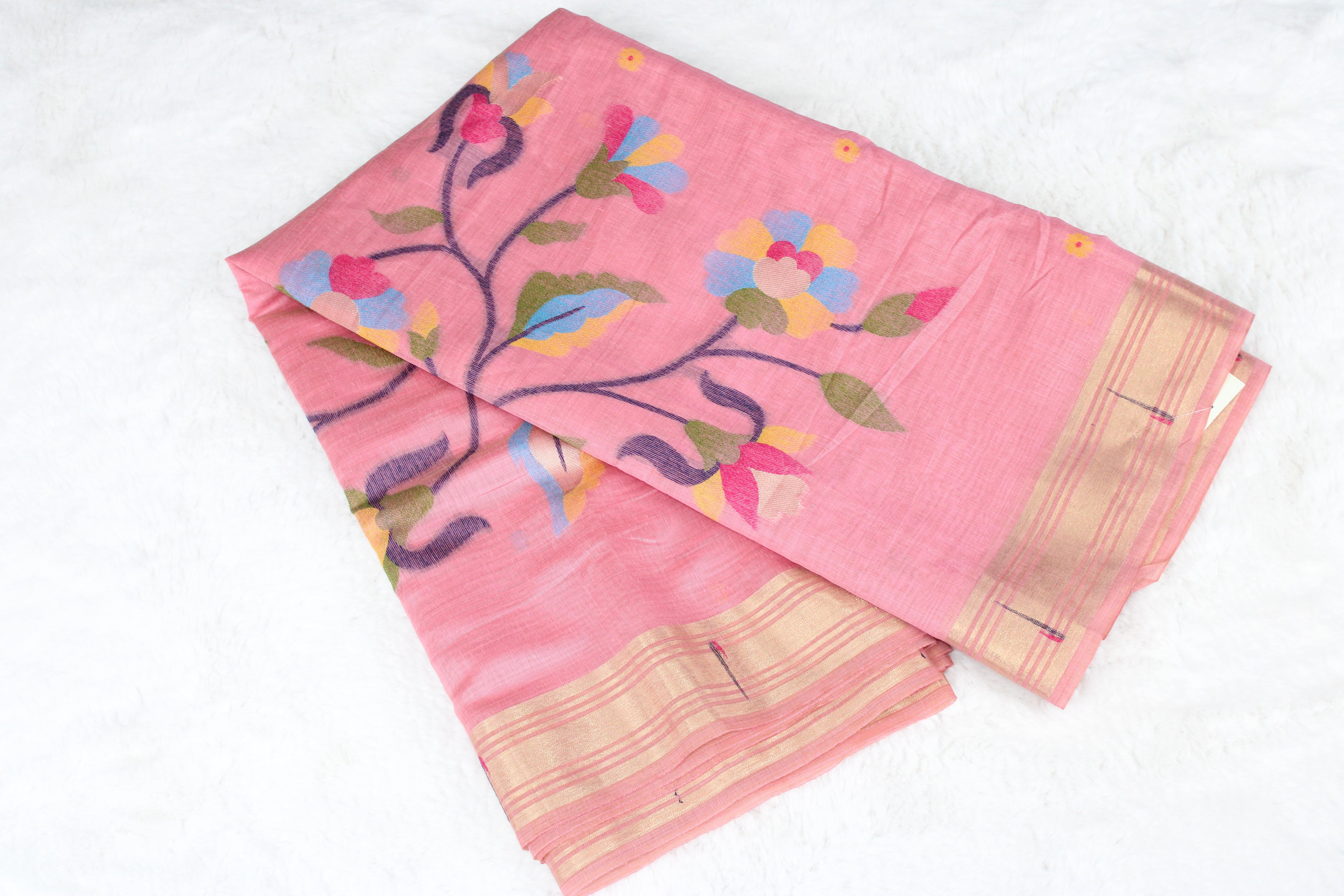 Suhani - Blend Linen Cotton Saree