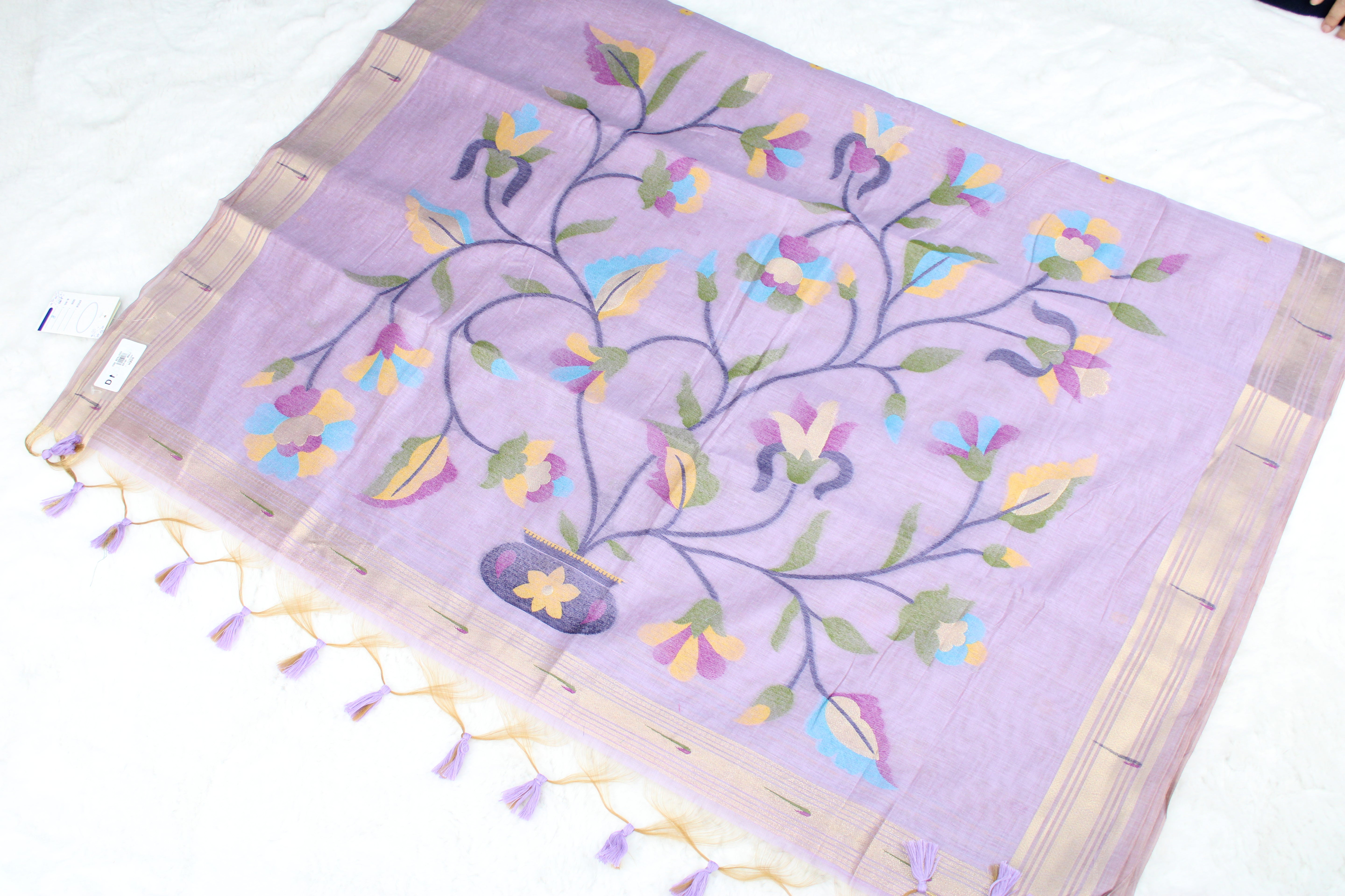 Suhani - Blend Linen Cotton Saree