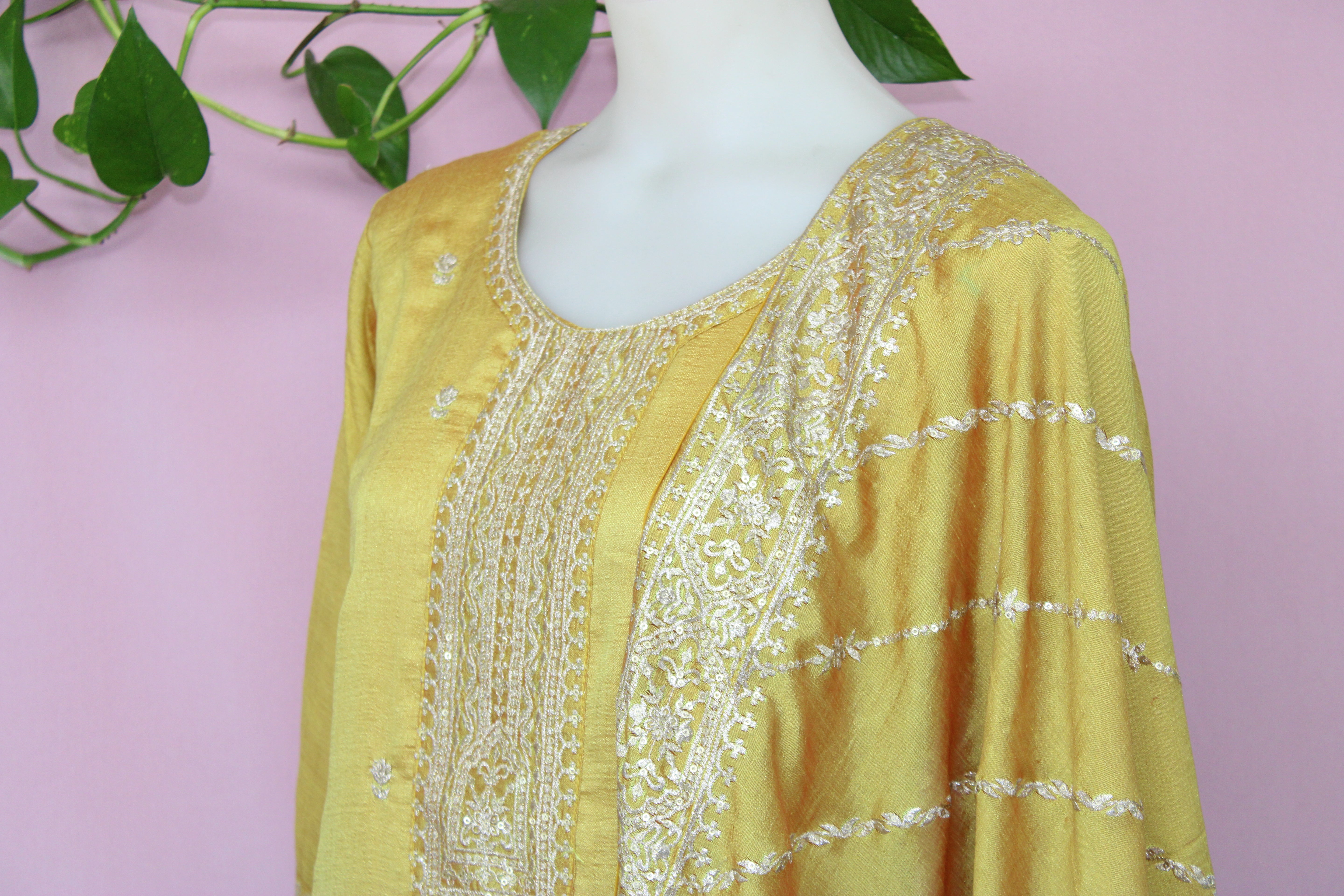 Swati - Vichitra Chiffon Straight Suit