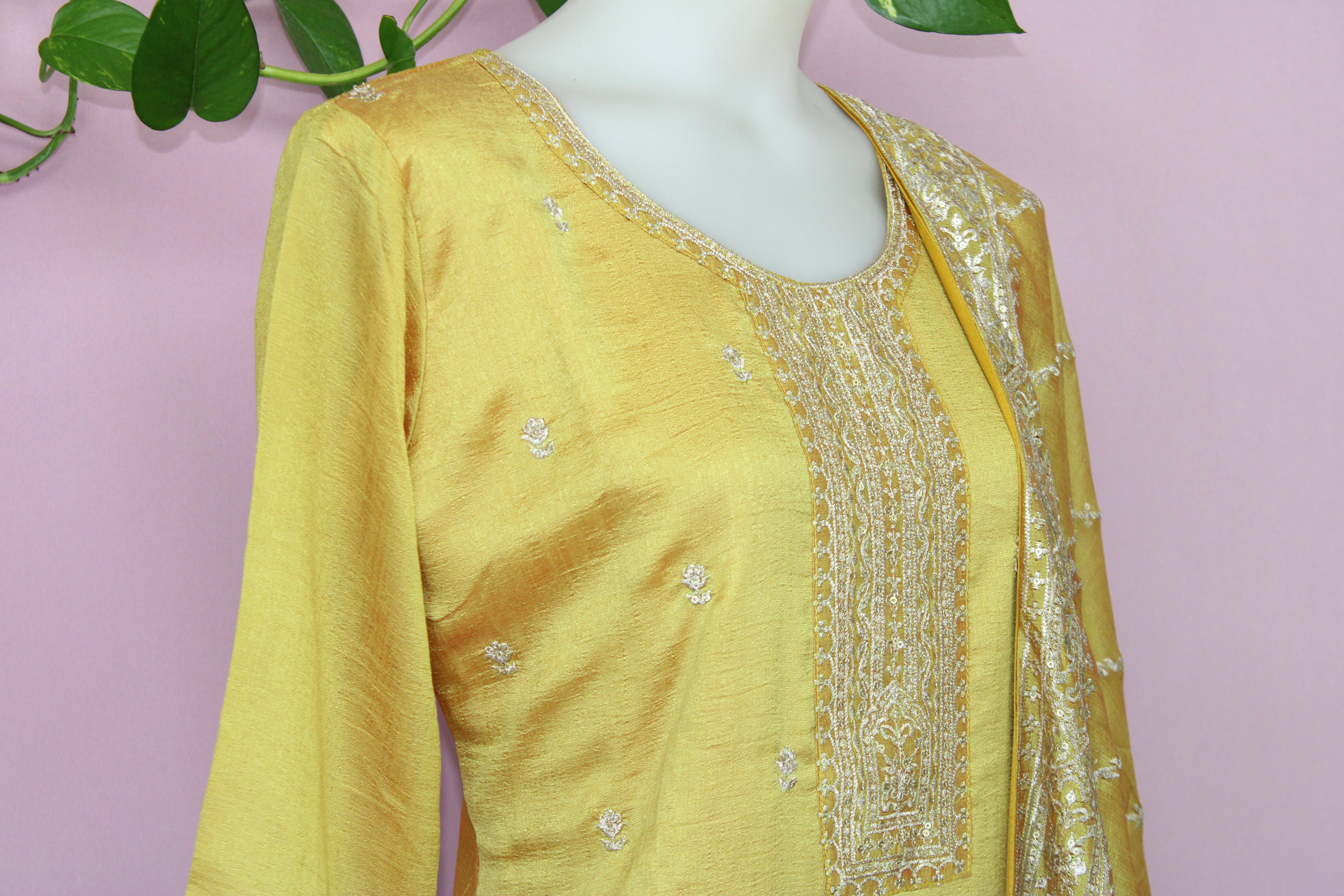 Swati - Vichitra Chiffon Straight Suit