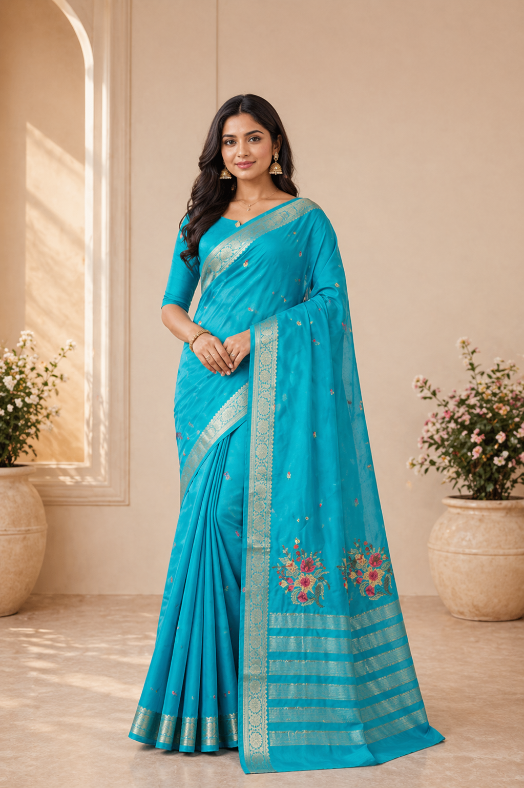 Madhu - Embroidered Saree