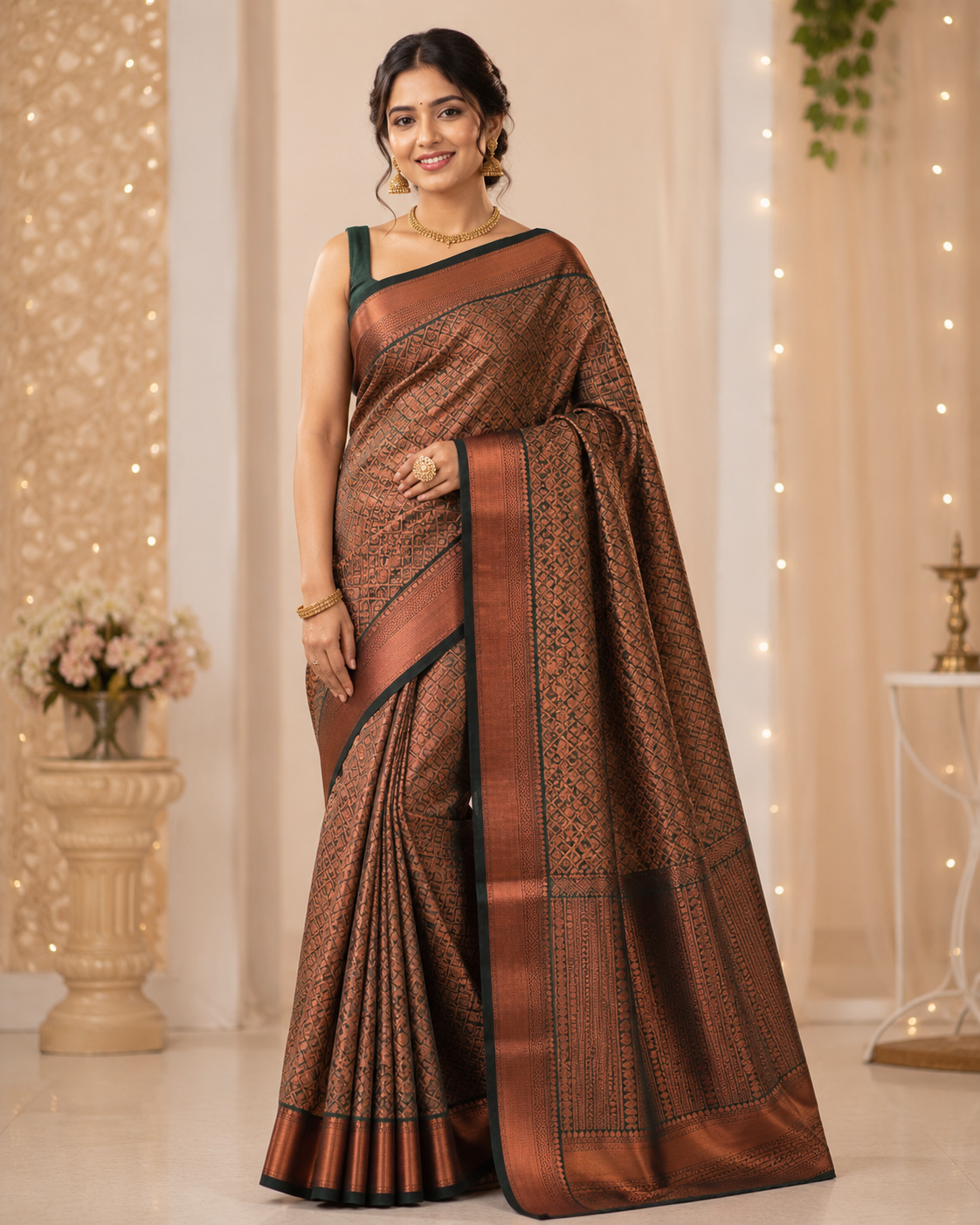 Turvi - Kora Silk Saree