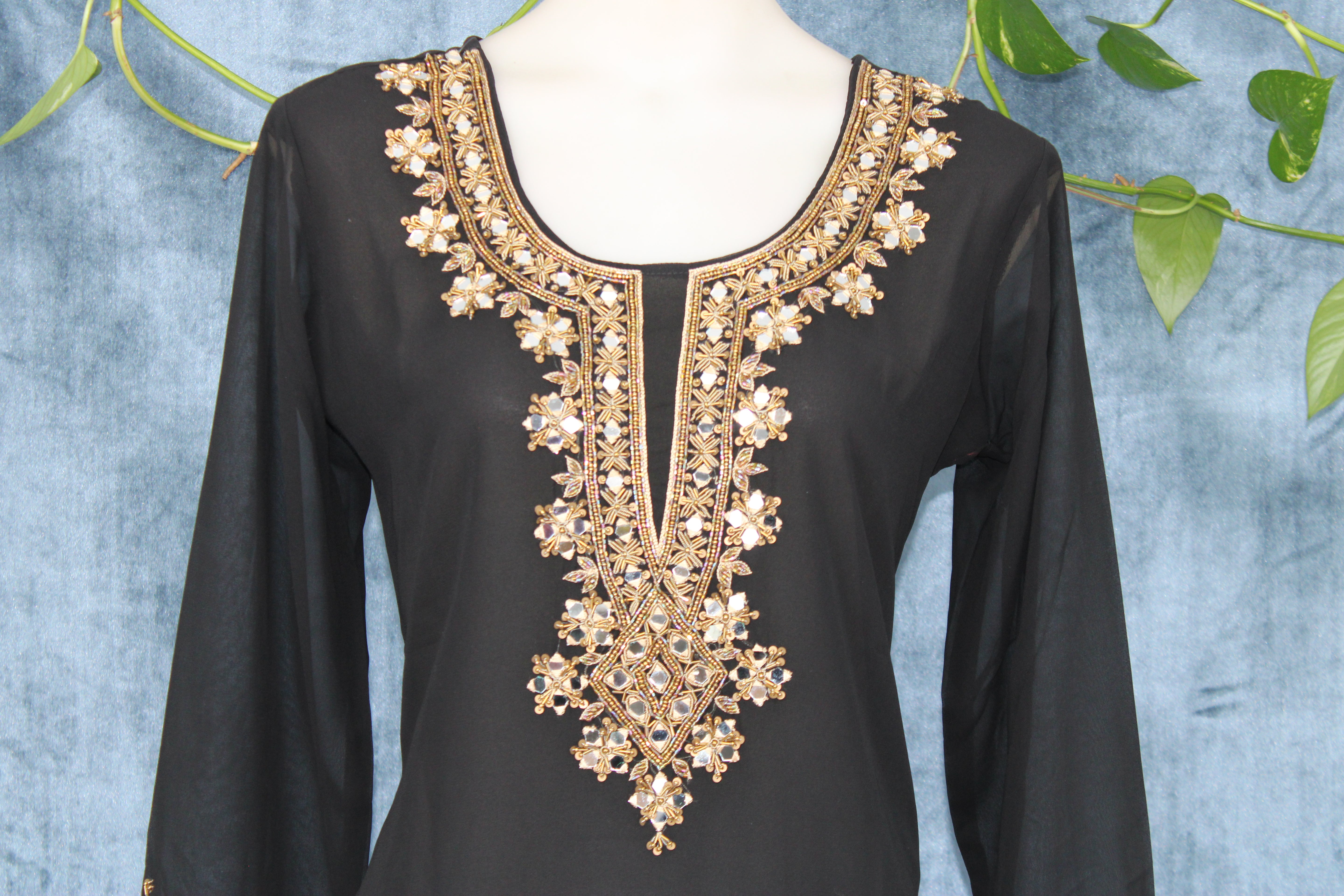 Tusli - Georgette Short Kurti