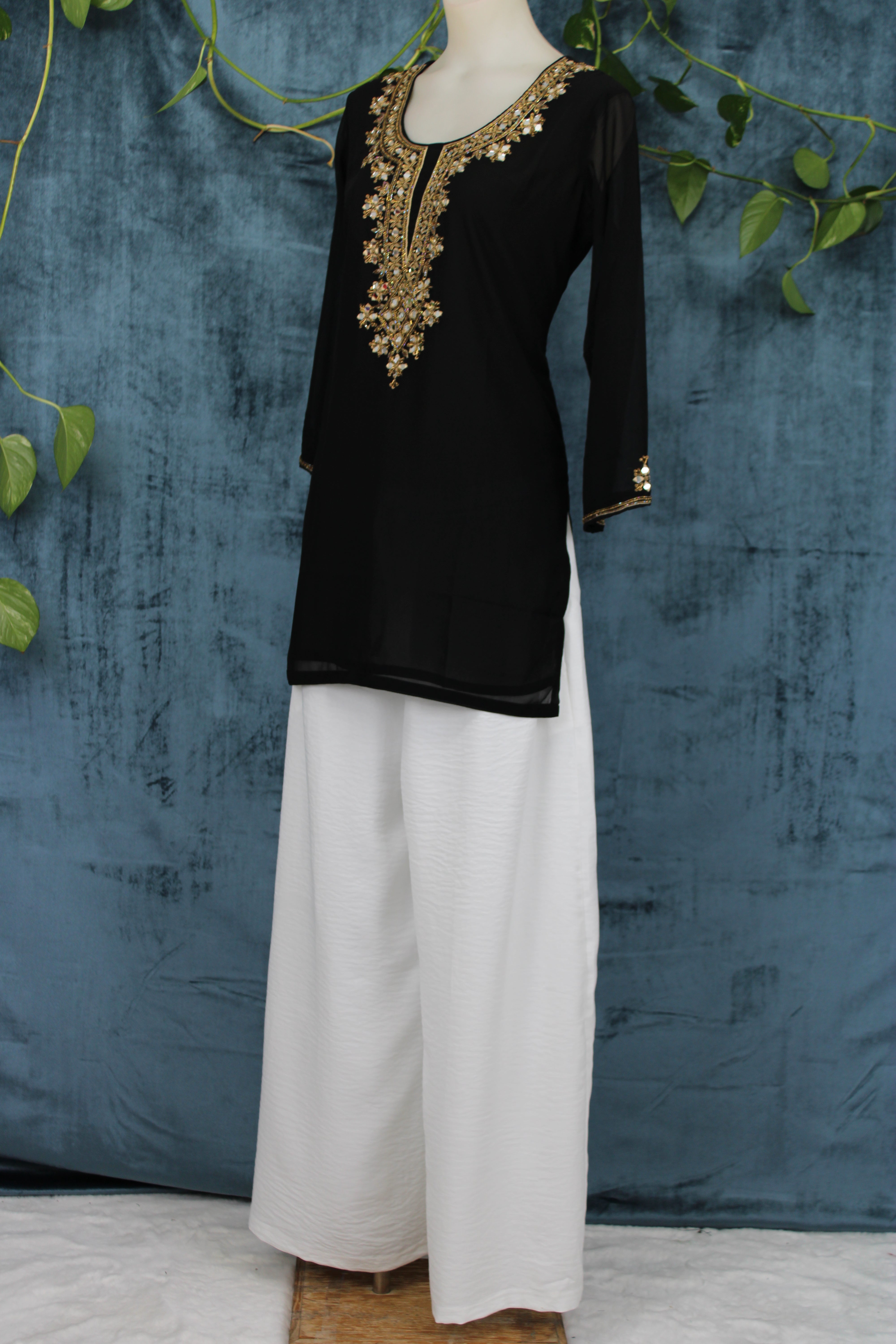 Tusli - Georgette Short Kurti