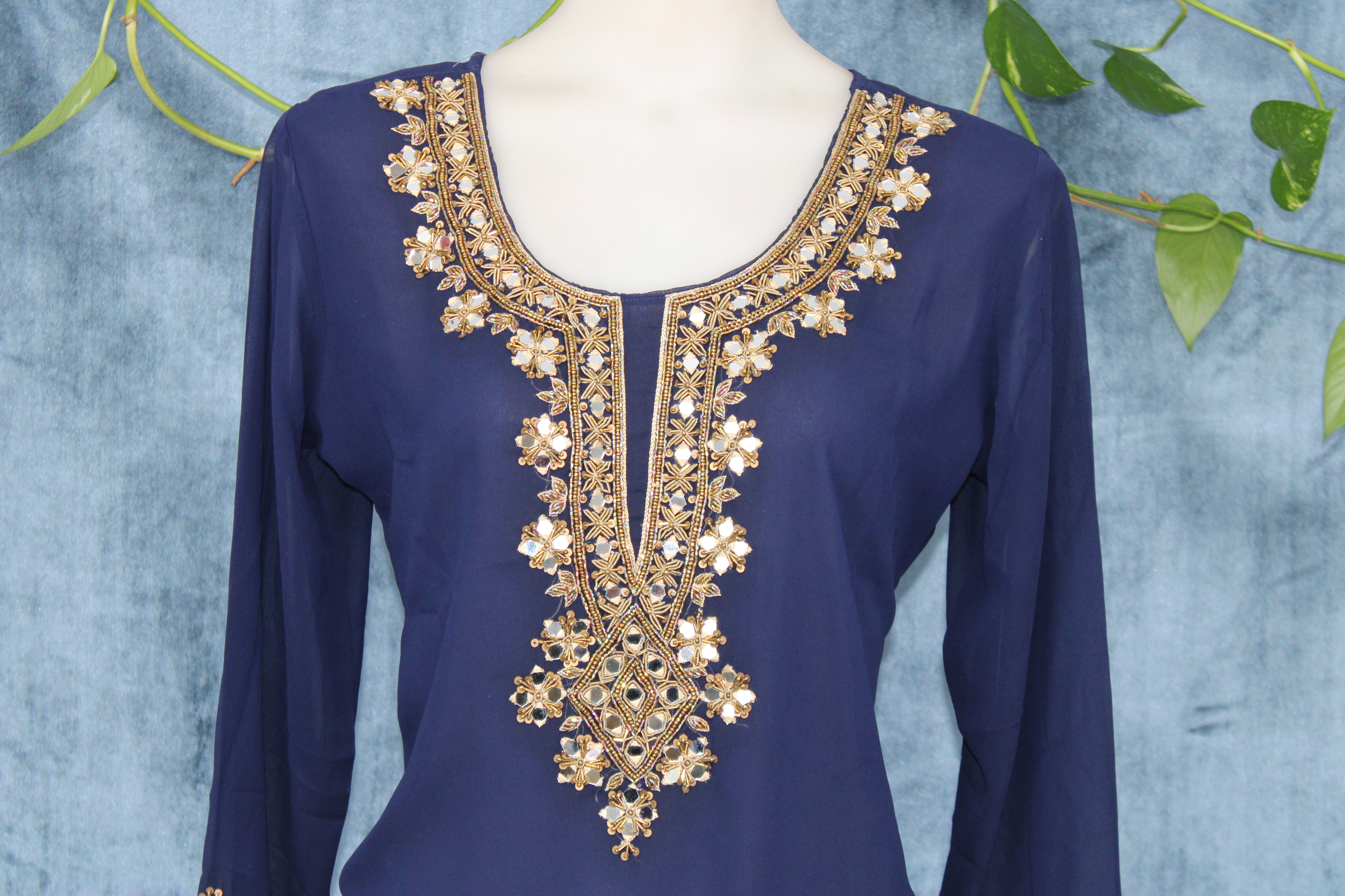Tusli - Georgette Short Kurti