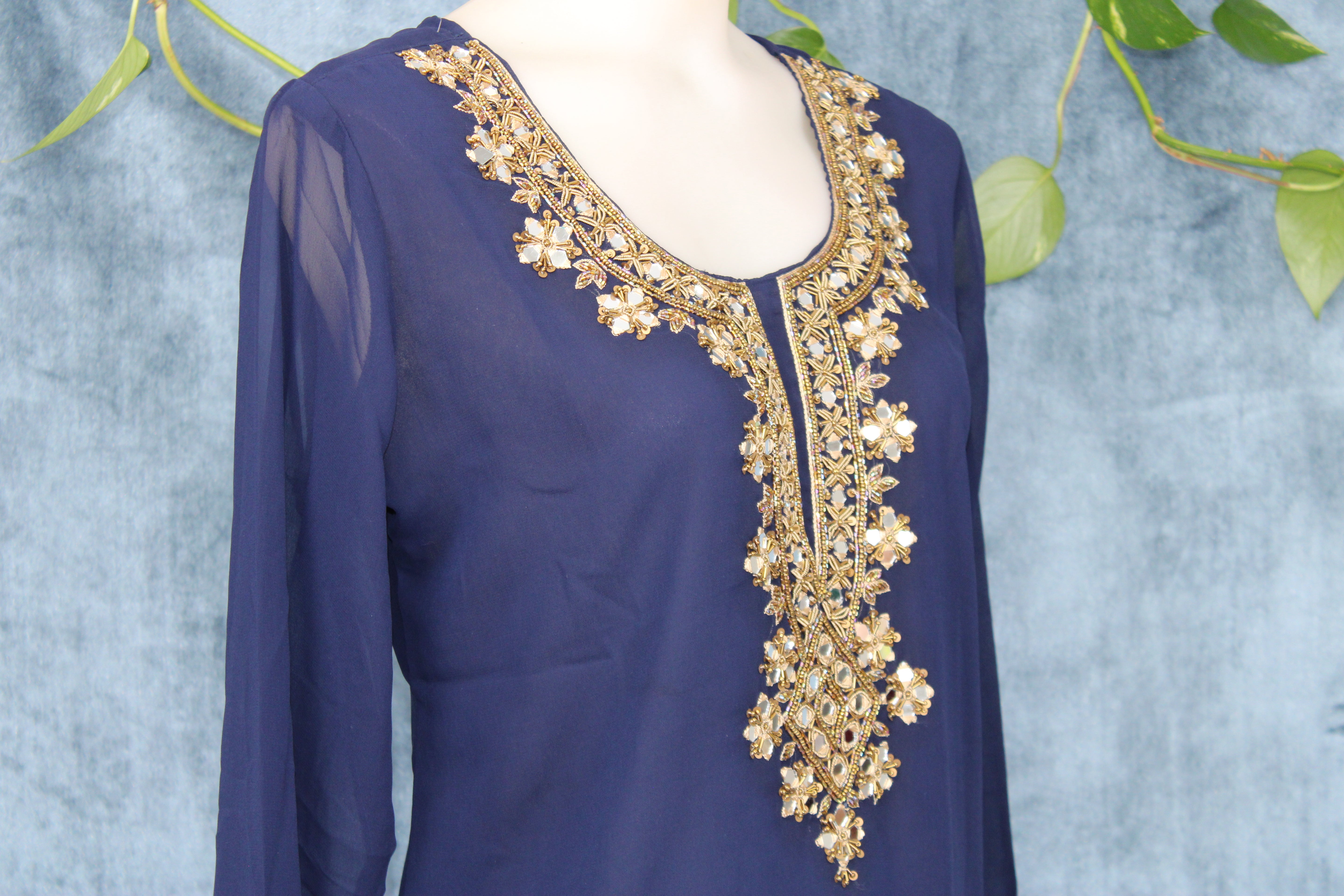 Tusli - Georgette Short Kurti