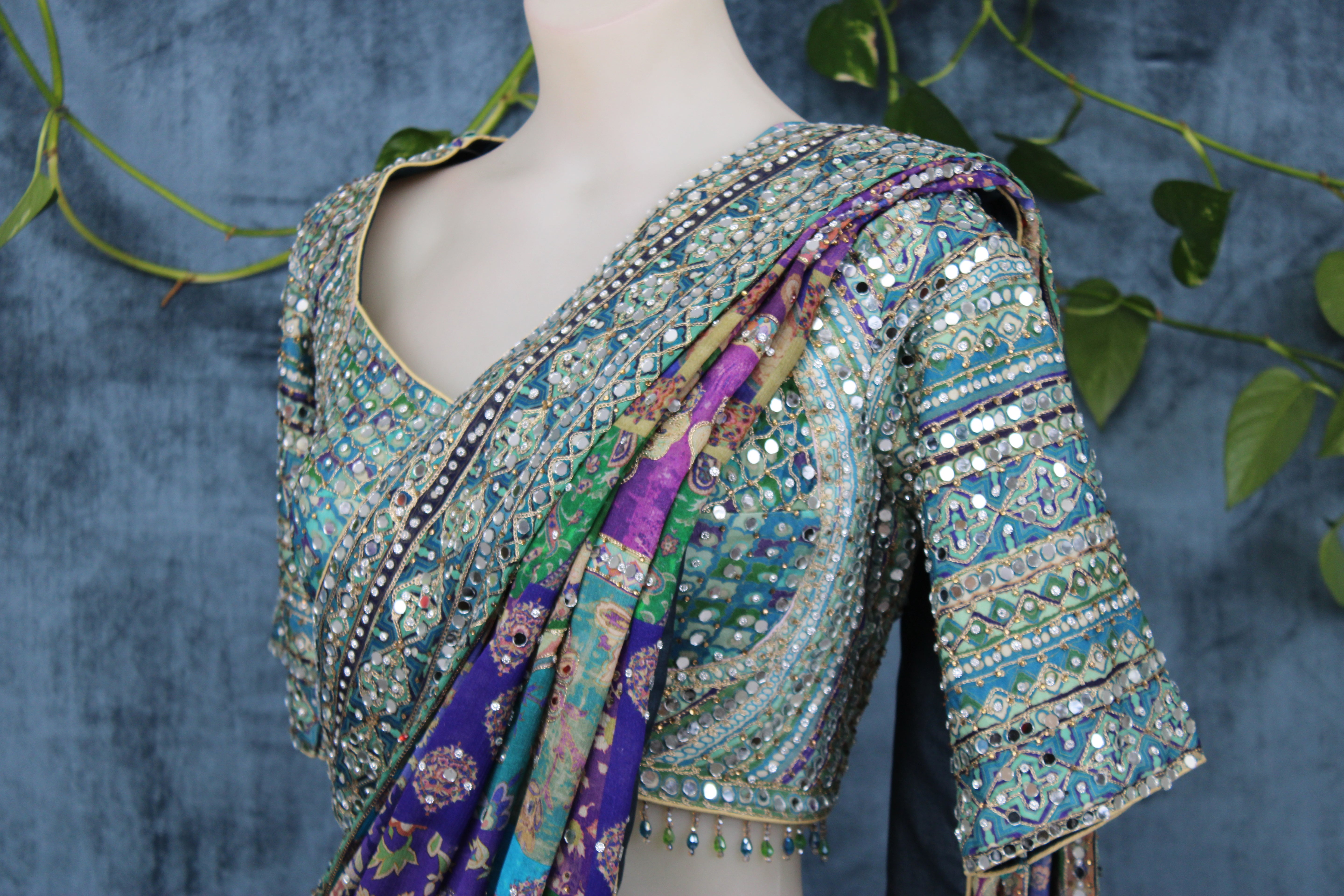 Urvashi - Chiffon Embroidery Saree