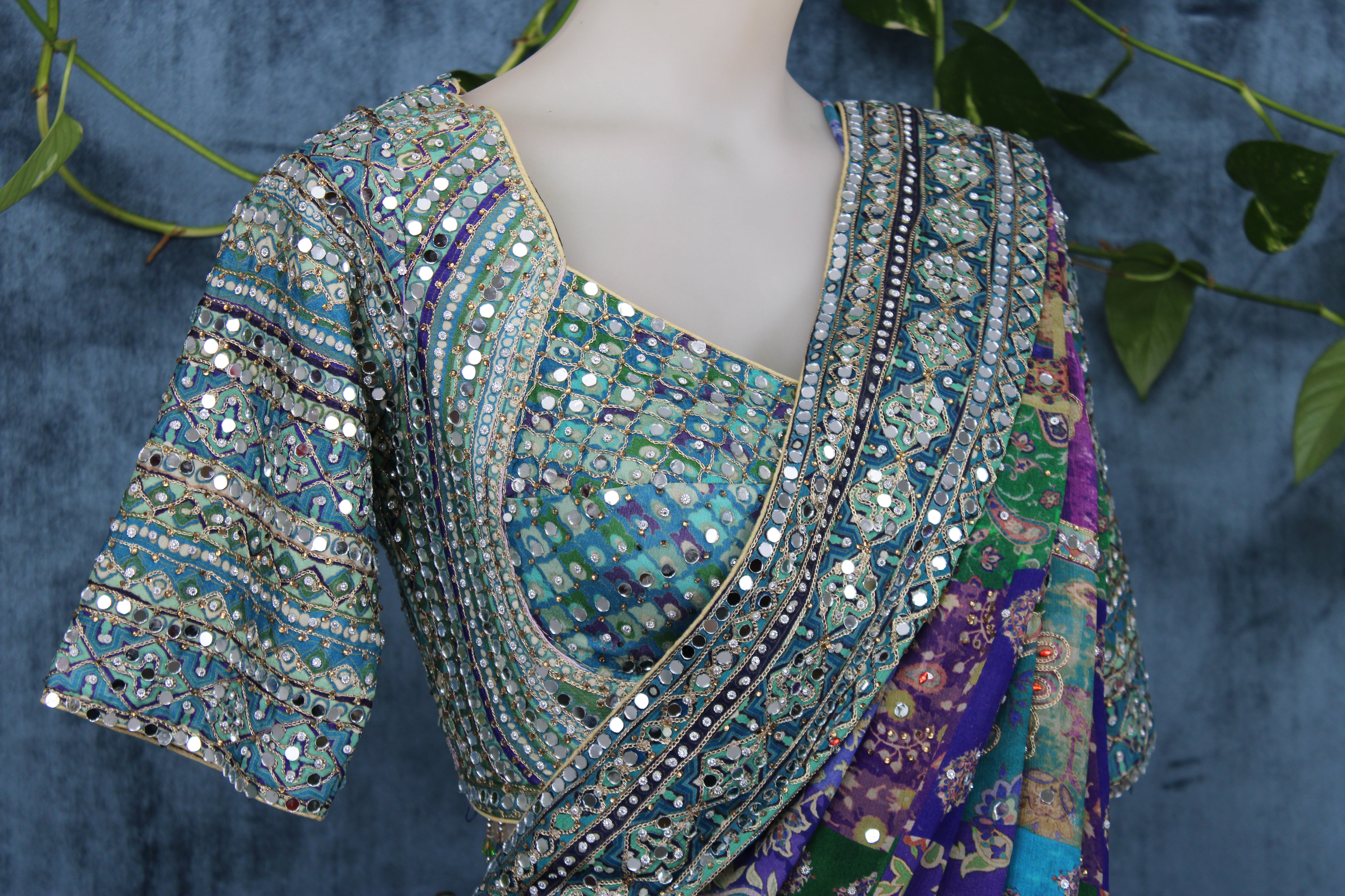 Urvashi - Chiffon Embroidery Saree