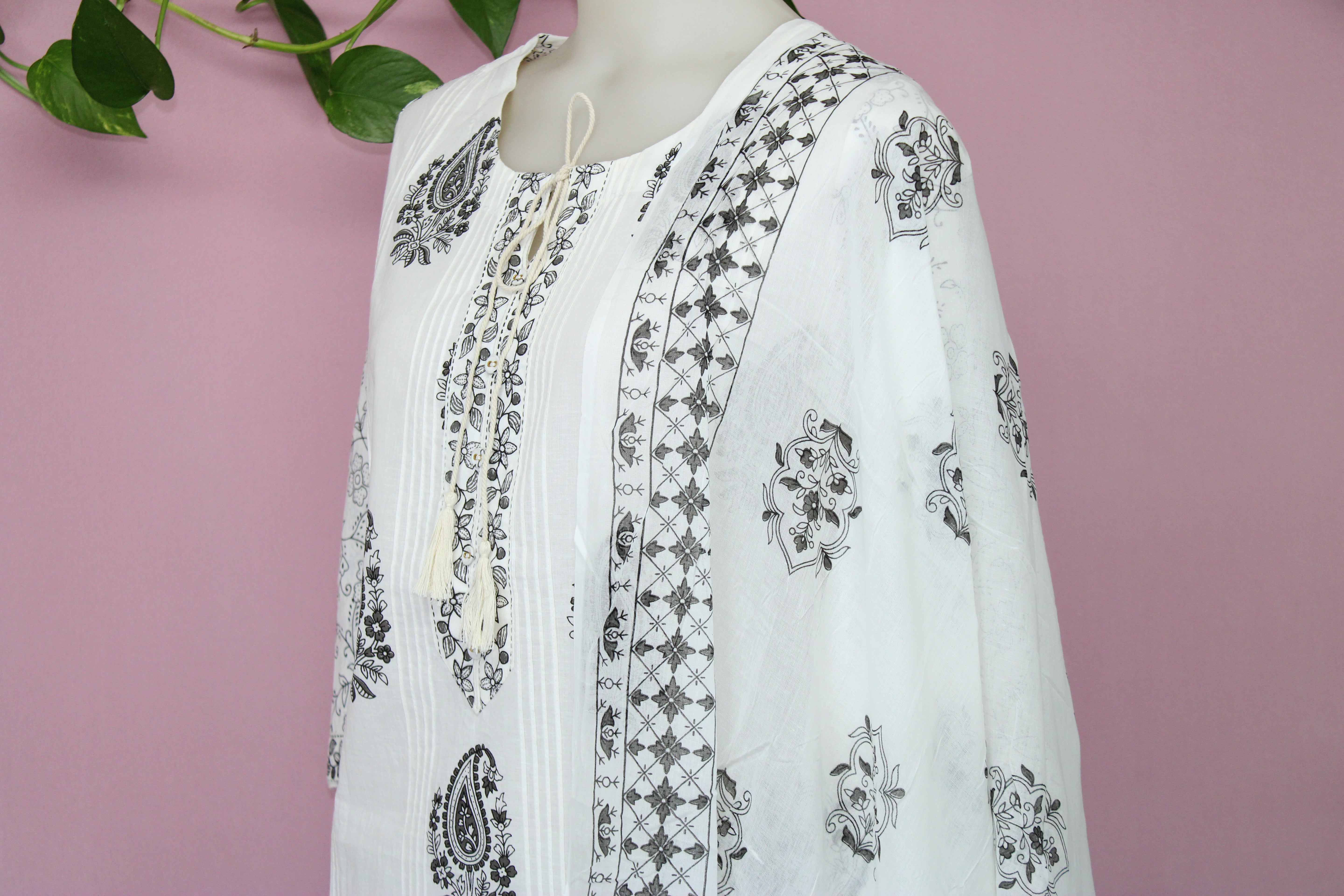 Vibha - Cotton Block-Printed Suit