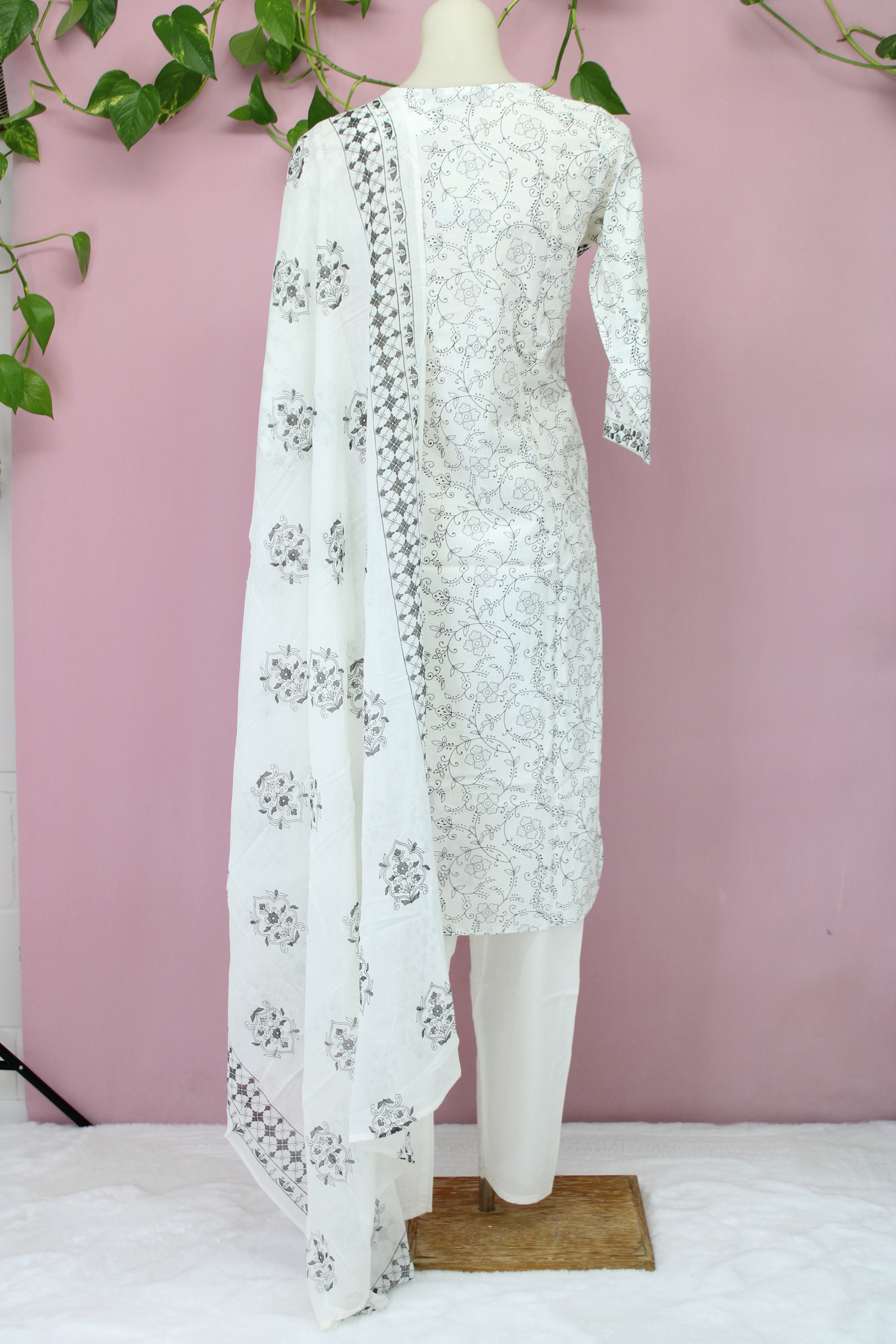 Vibha - Cotton Block-Printed Suit
