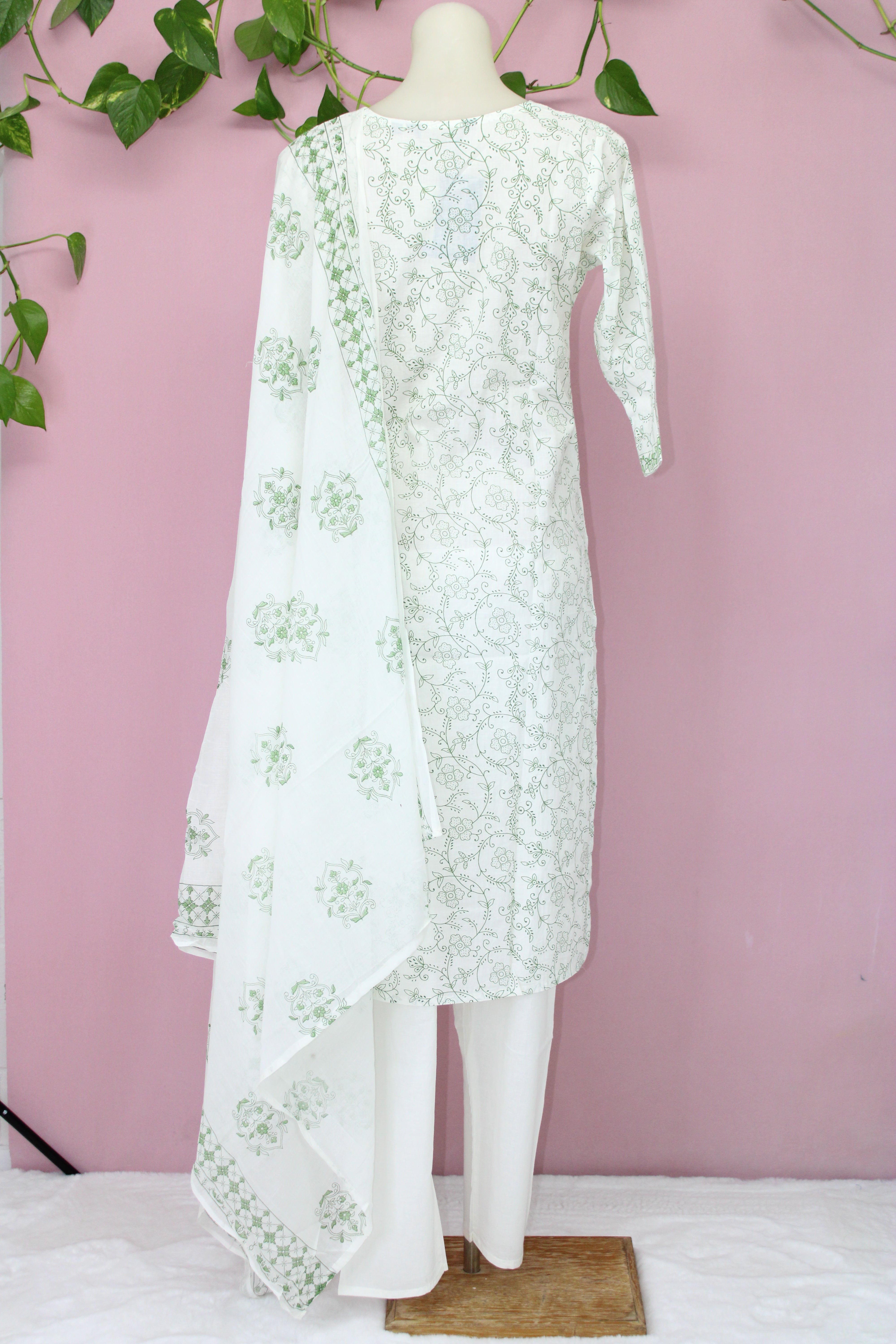 Vibha - Cotton Block-Printed Suit