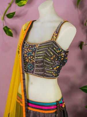 Natasha - Raw Silk Lehenga