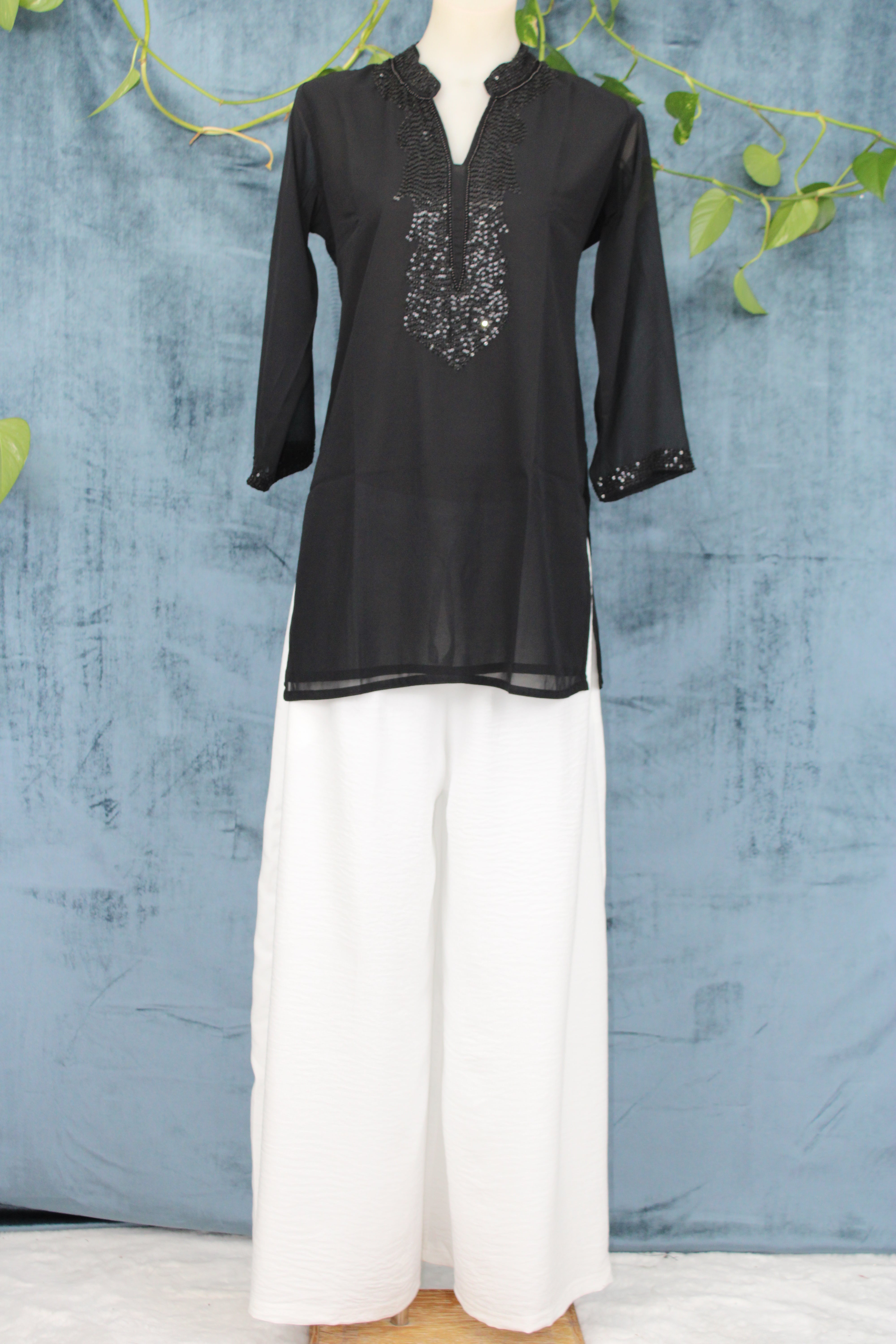 Zeba - Georgette Short Kurti