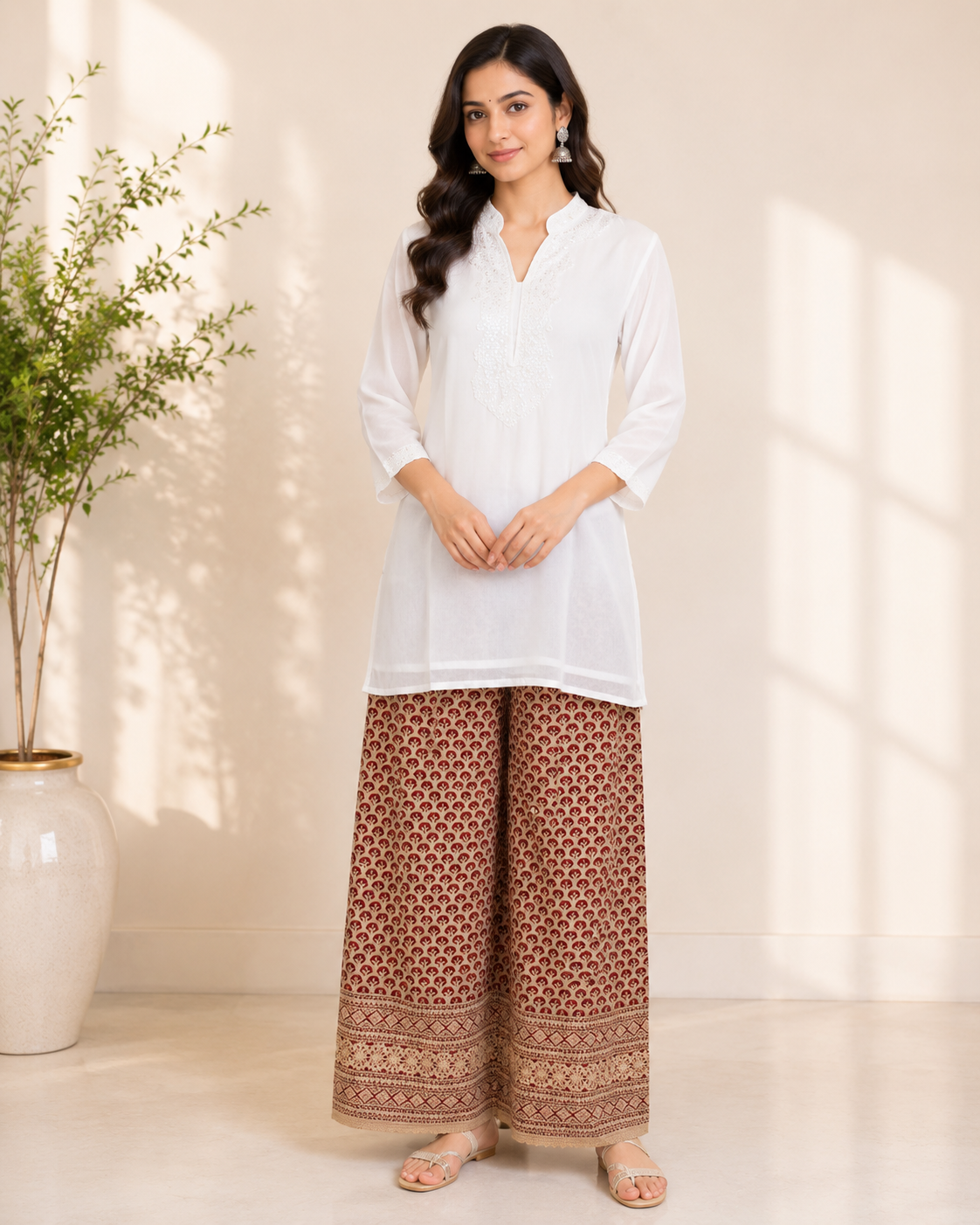 Zeba - Georgette Short Kurti