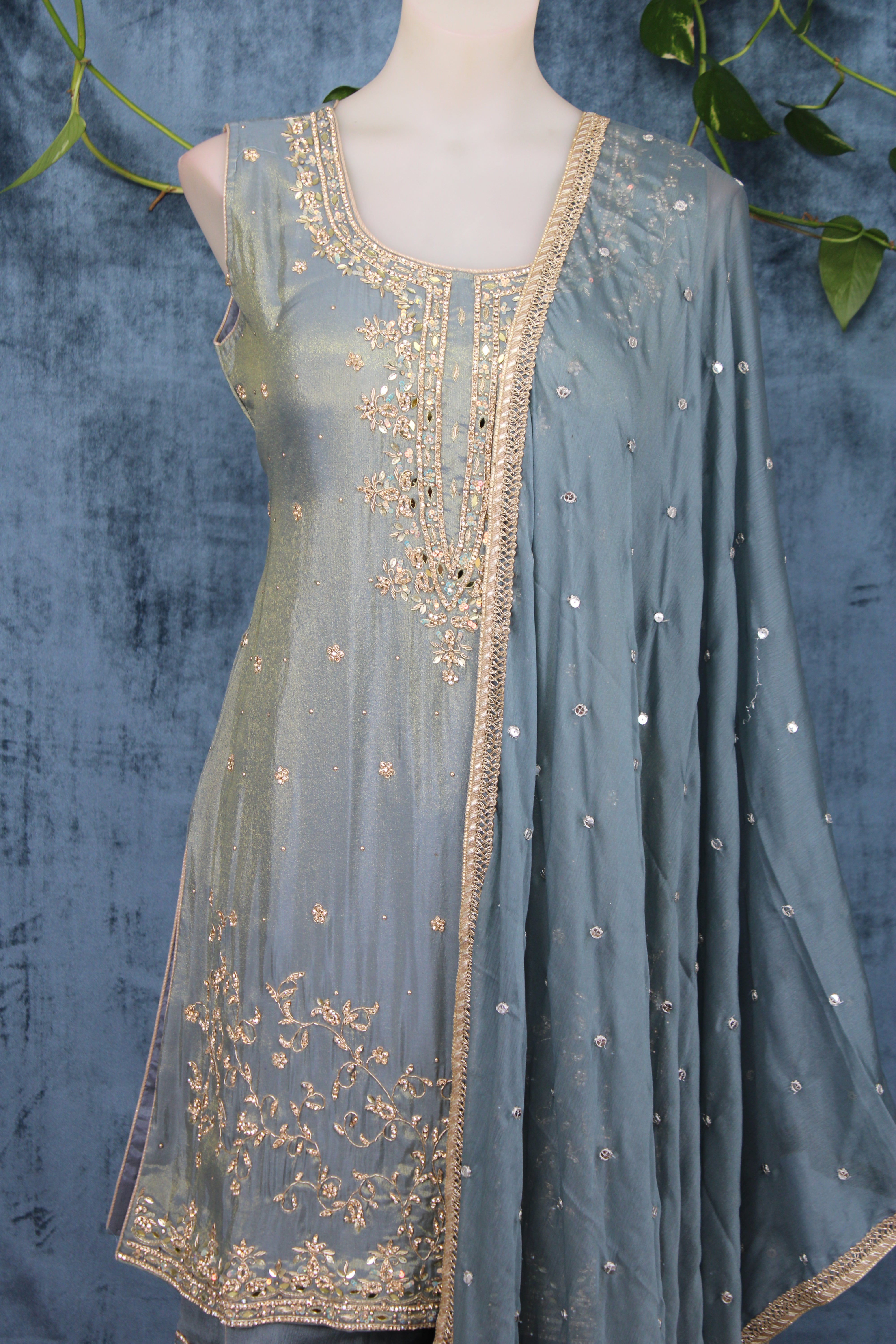 Ziya - Tissue Sharara Set