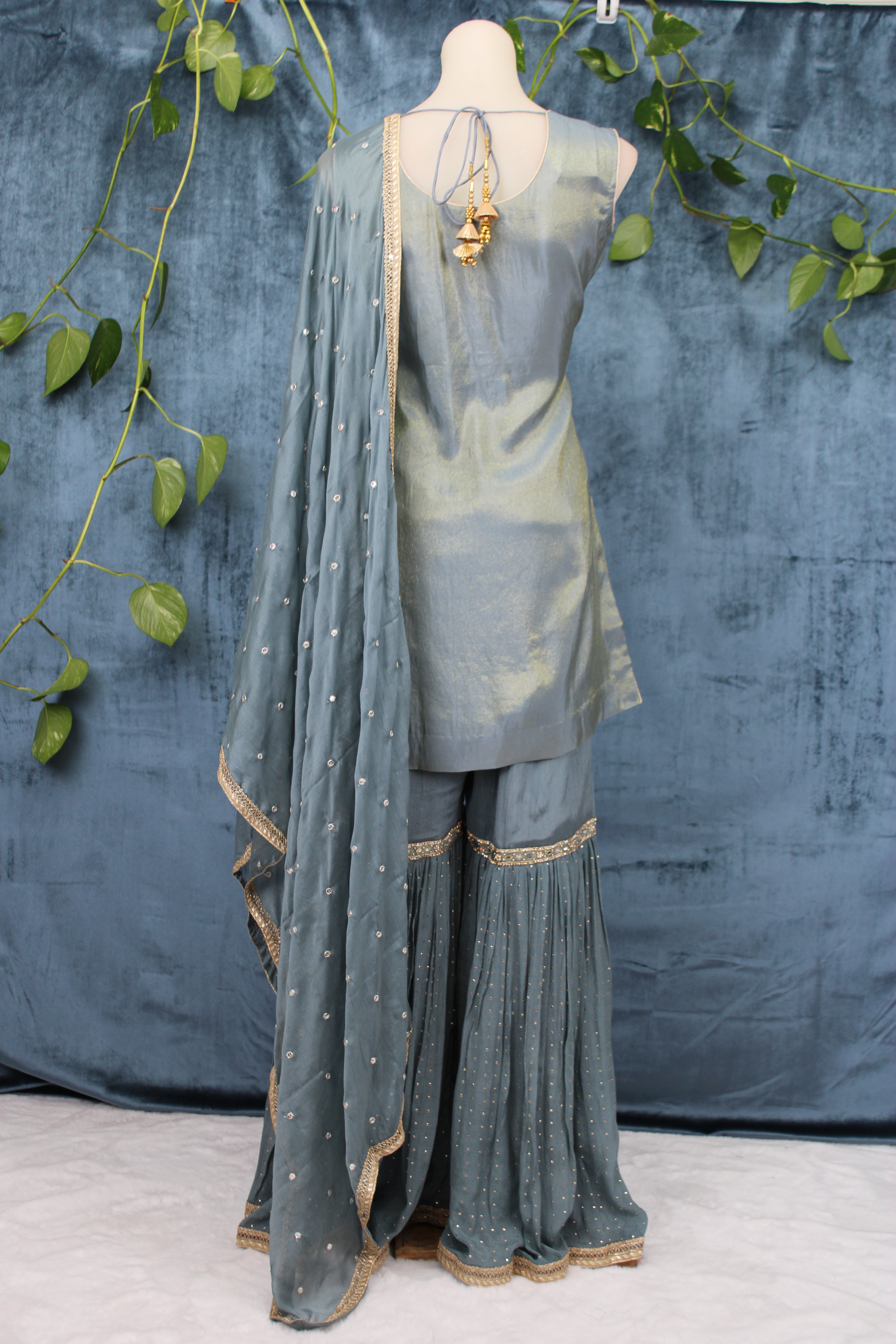 Ziya - Tissue Sharara Set