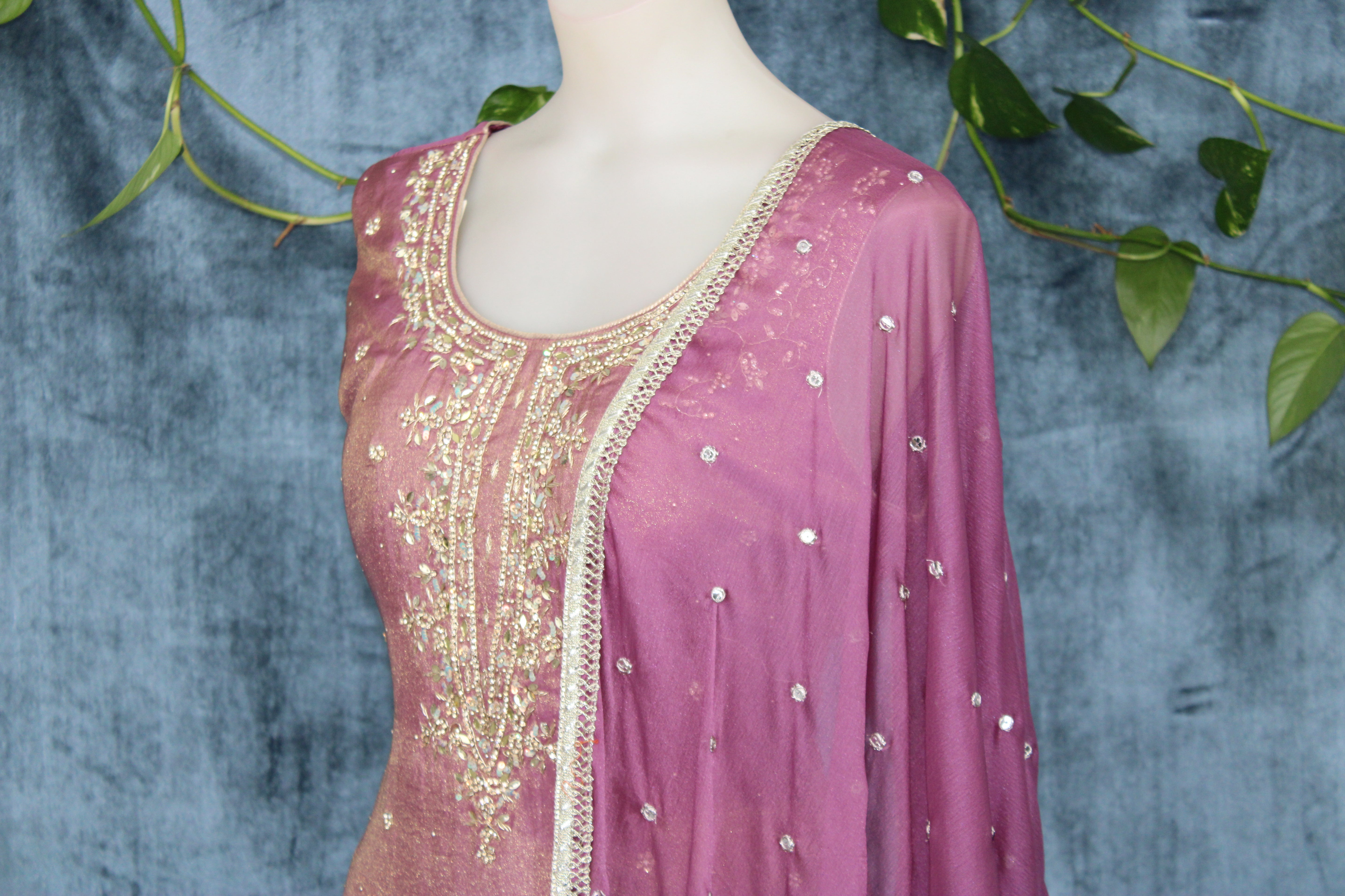 Ziya - Tissue Sharara Set