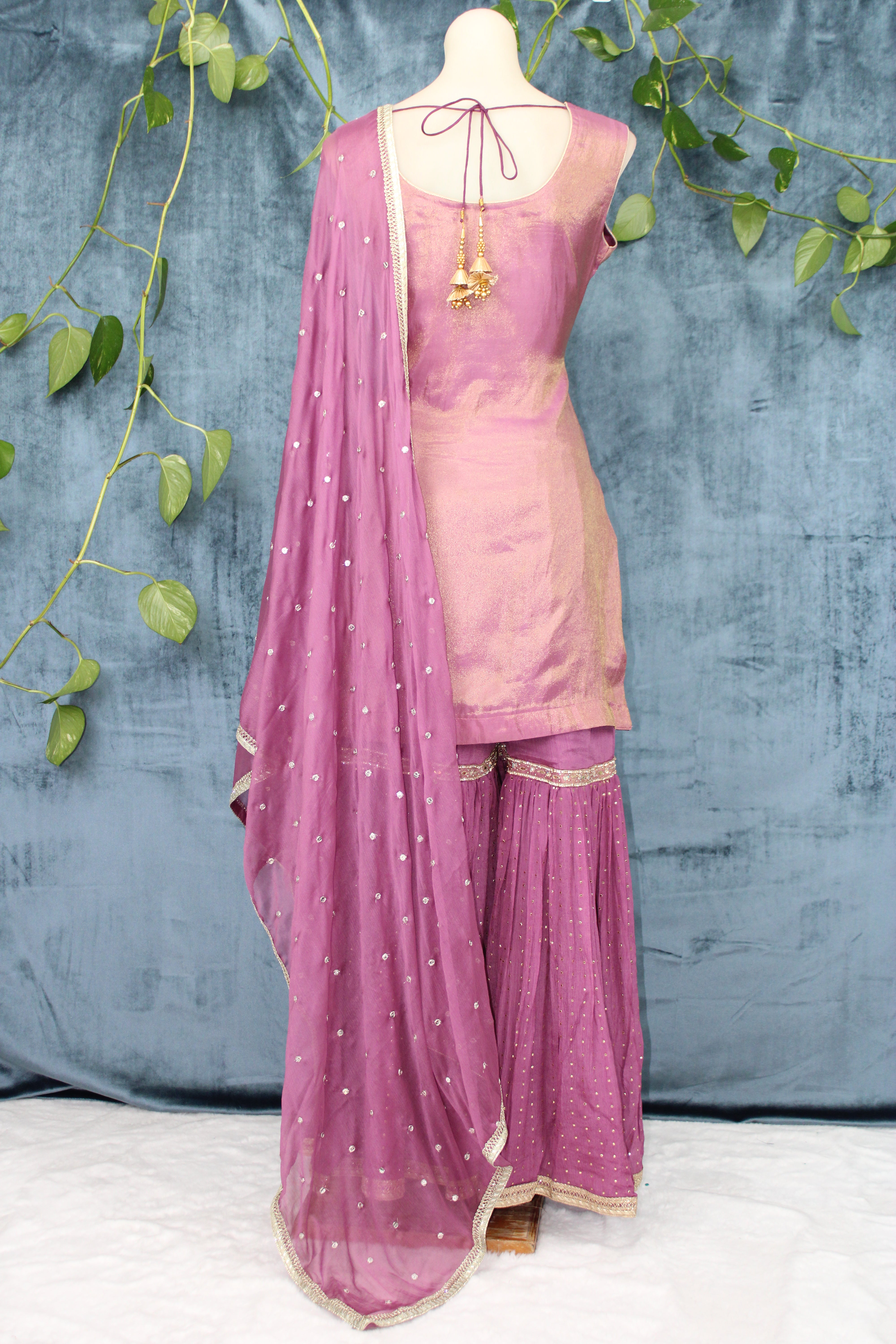 Ziya - Tissue Sharara Set