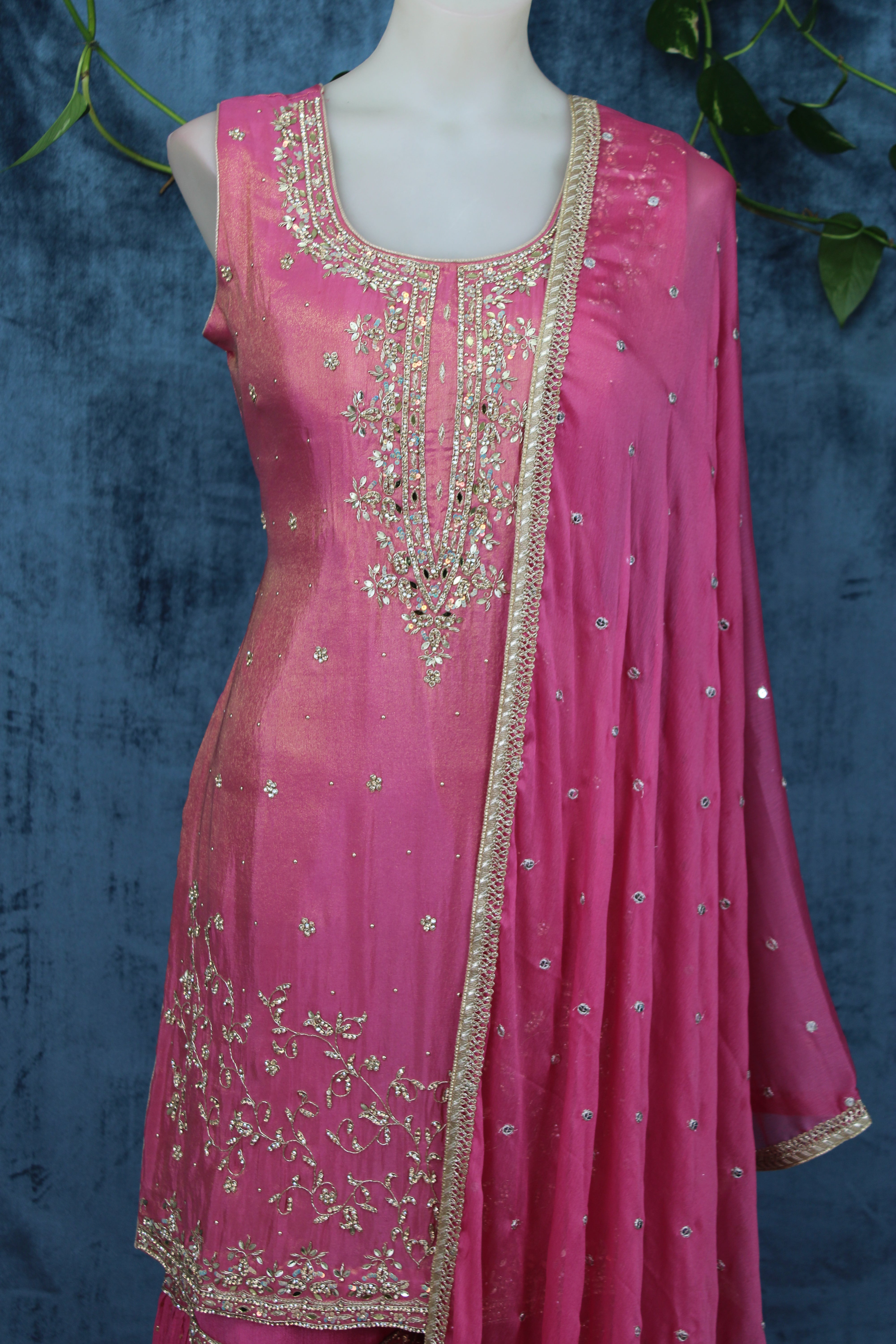 Ziya - Tissue Sharara Set