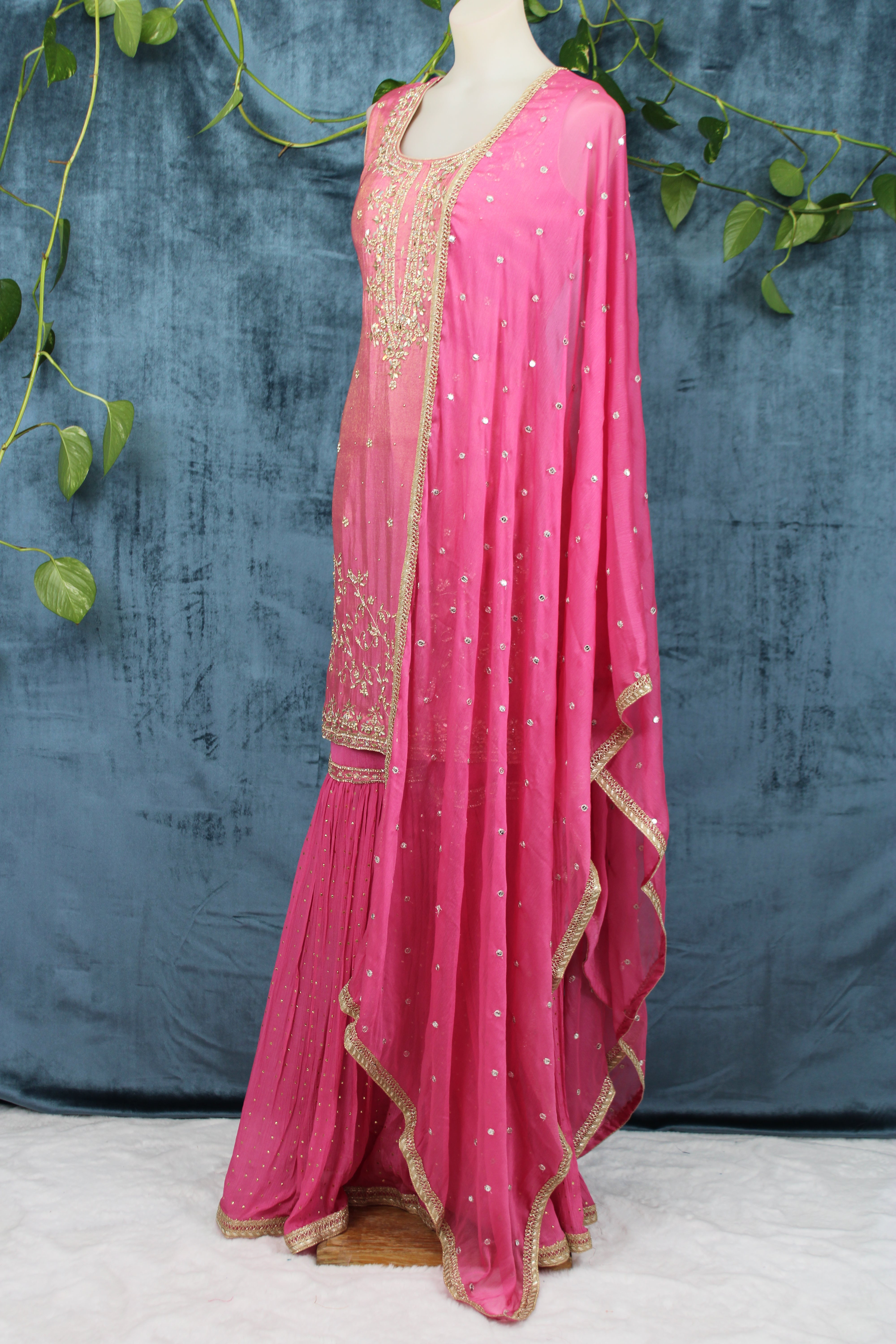 Ziya - Tissue Sharara Set