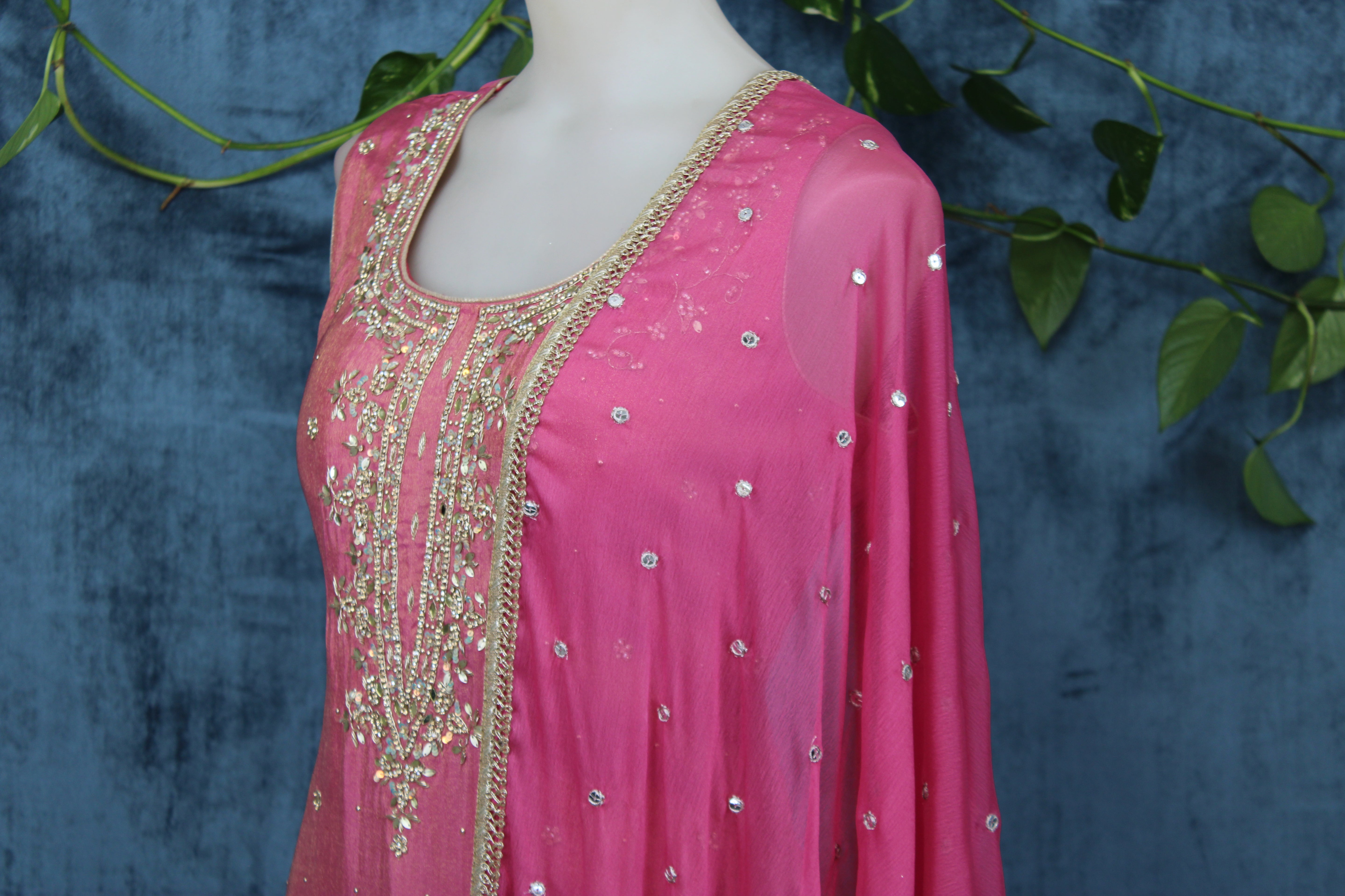 Ziya - Tissue Sharara Set