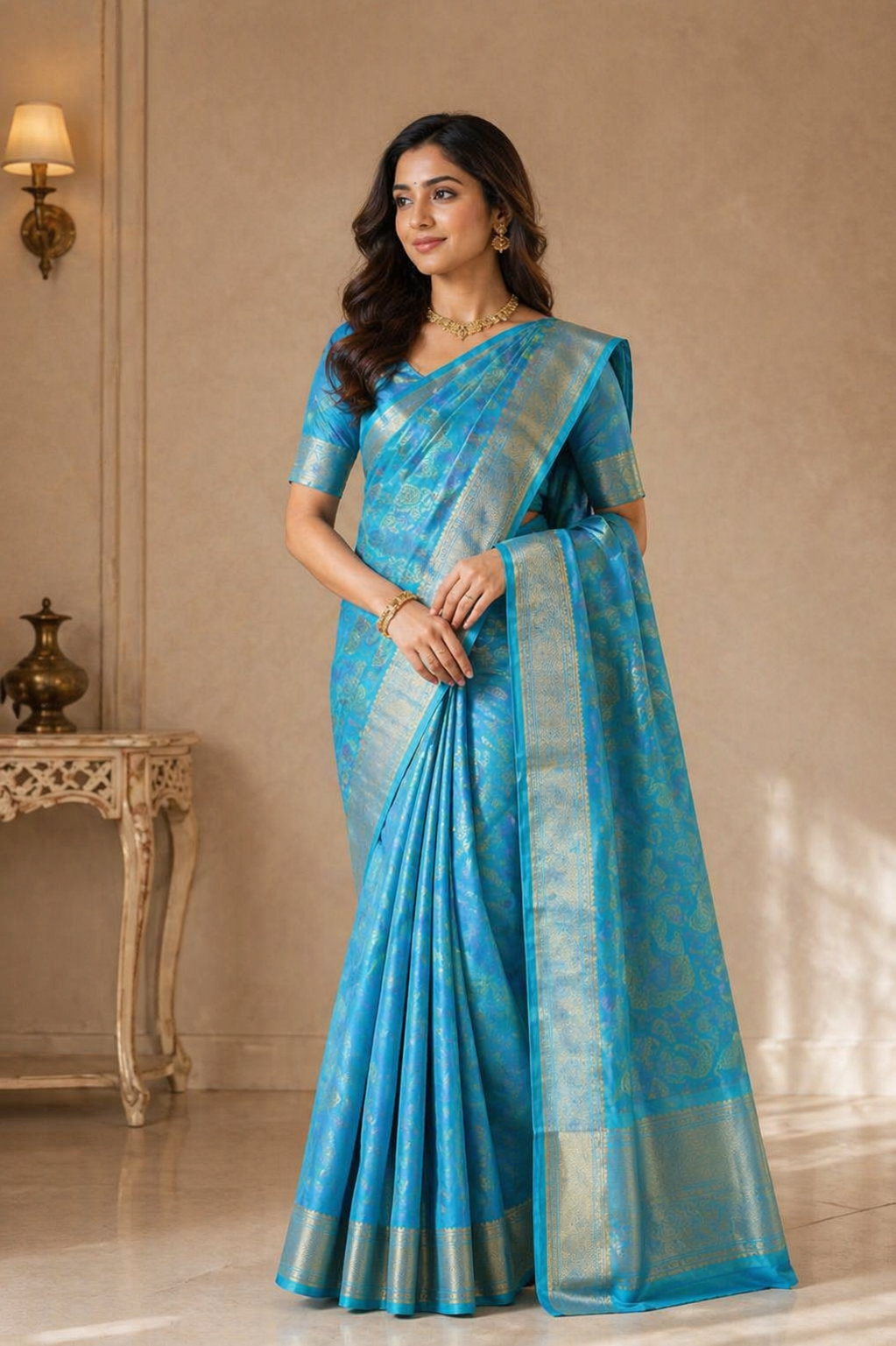 Tanja - Semi Silk Saree