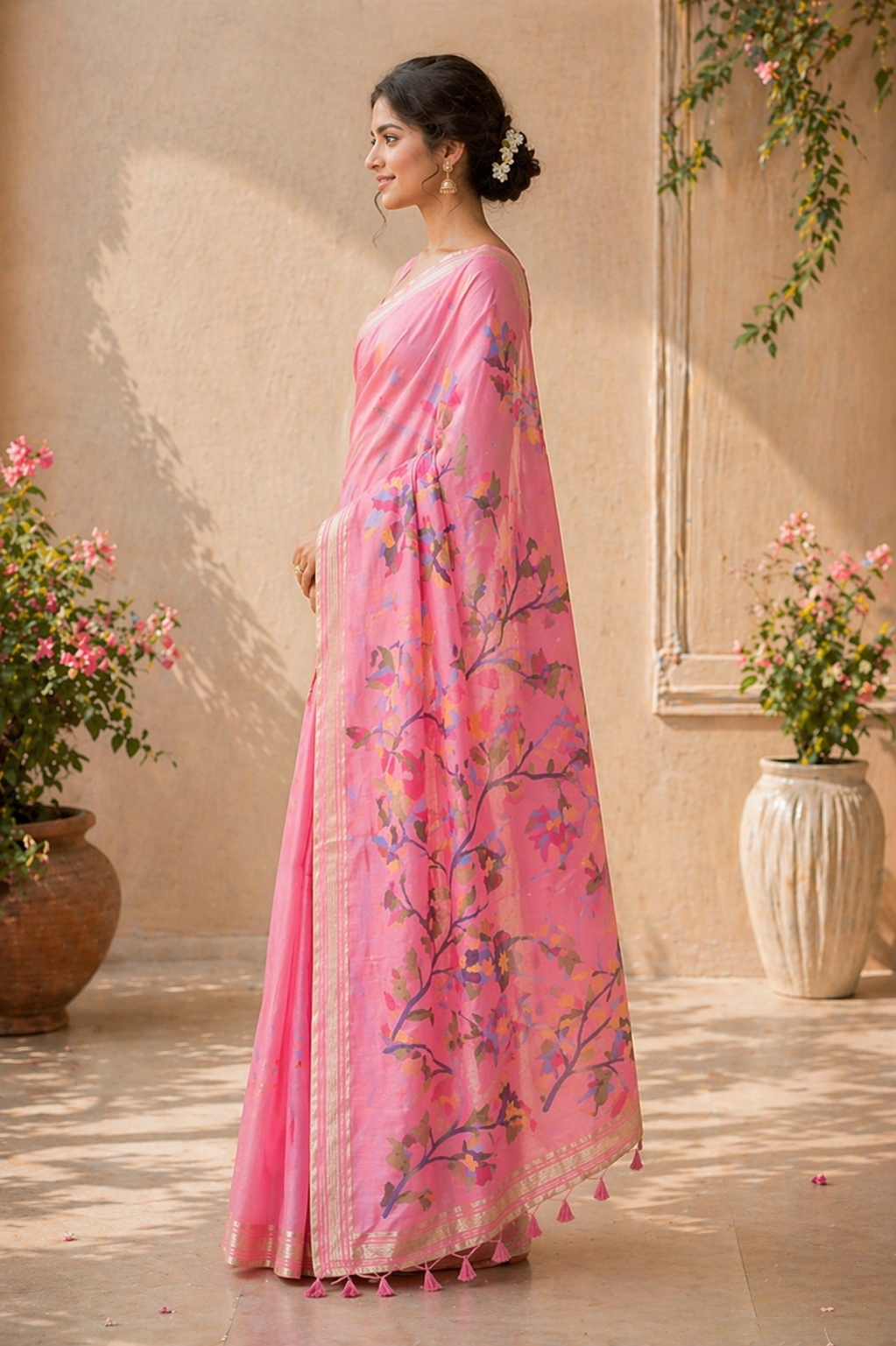 Suhani - Blend Linen Cotton Saree