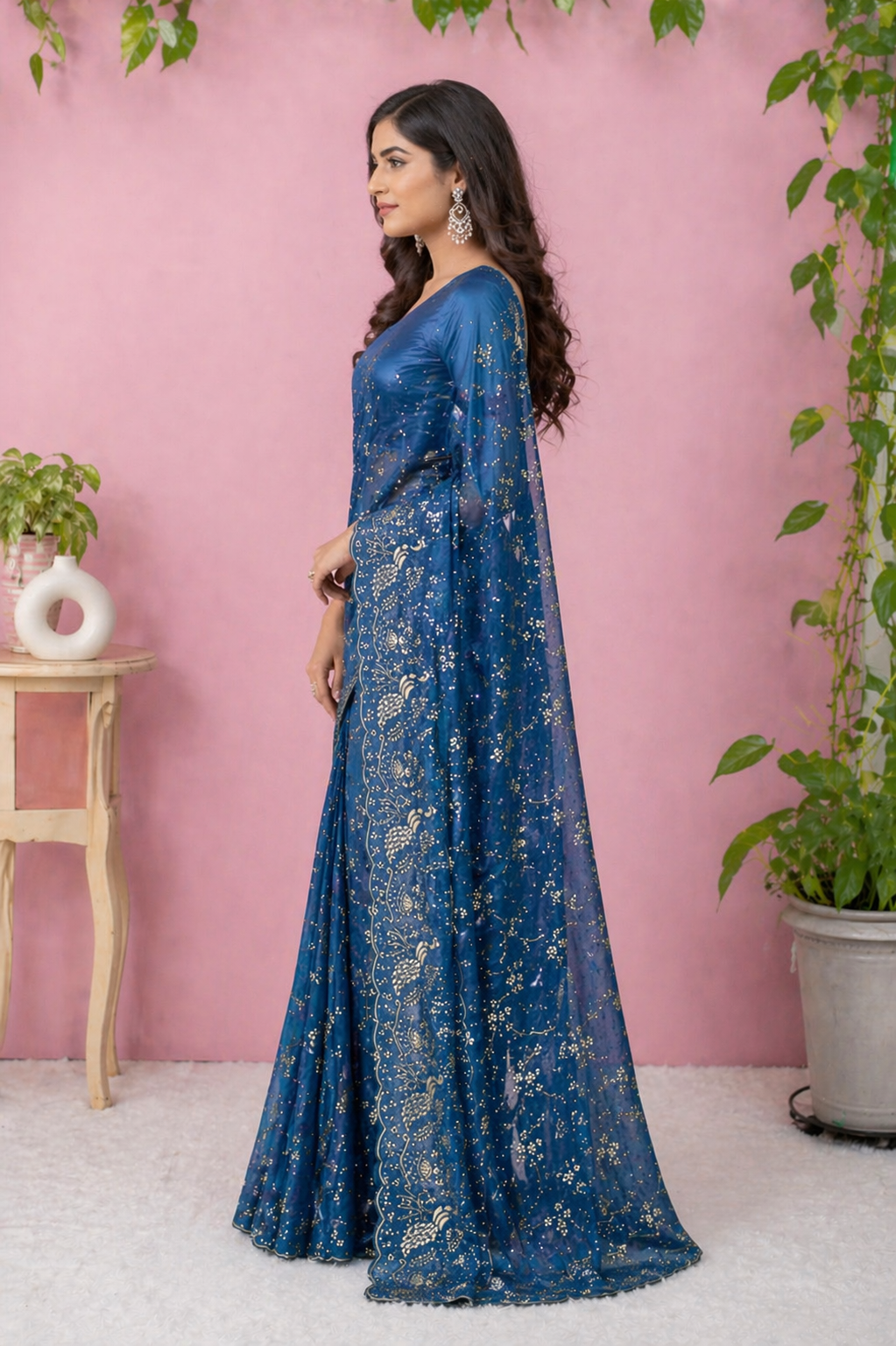 Adhvika - Tissue Silk Saree