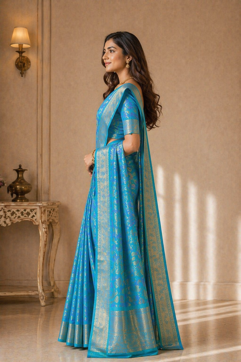 Tanja - Semi Silk Saree
