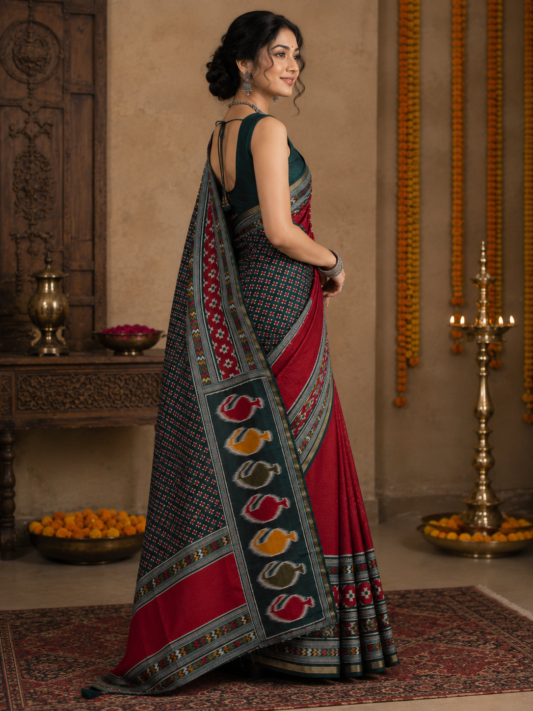 Karuna - Printed Saree