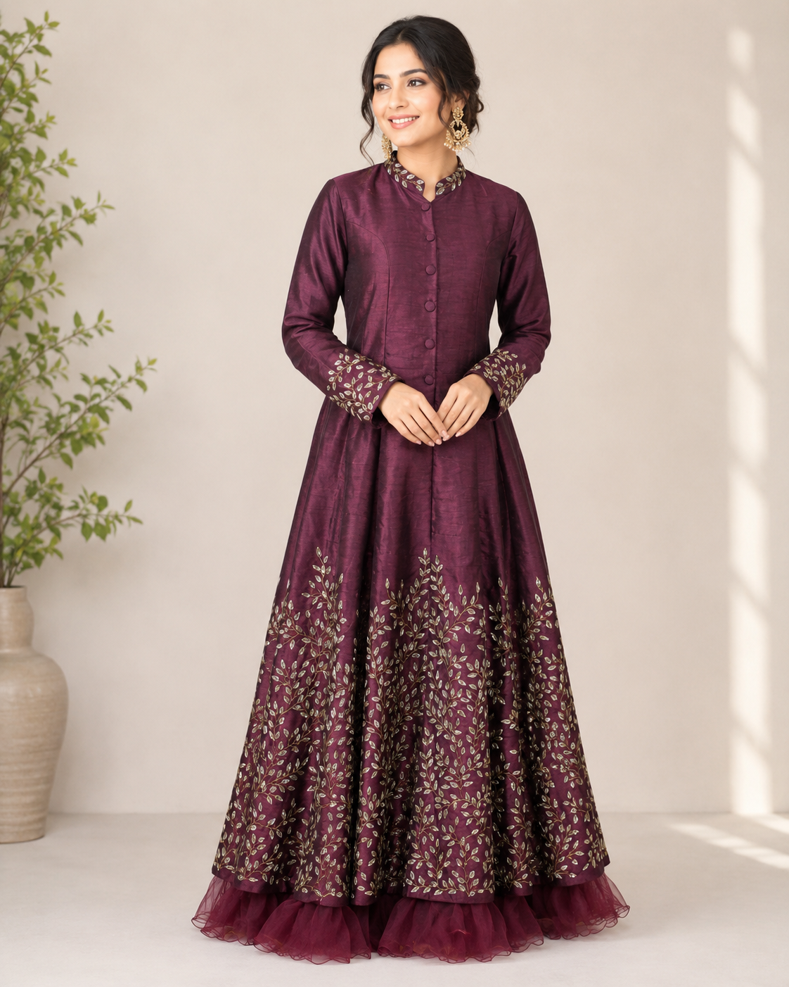 Deepika - Netting Top Lehenga
