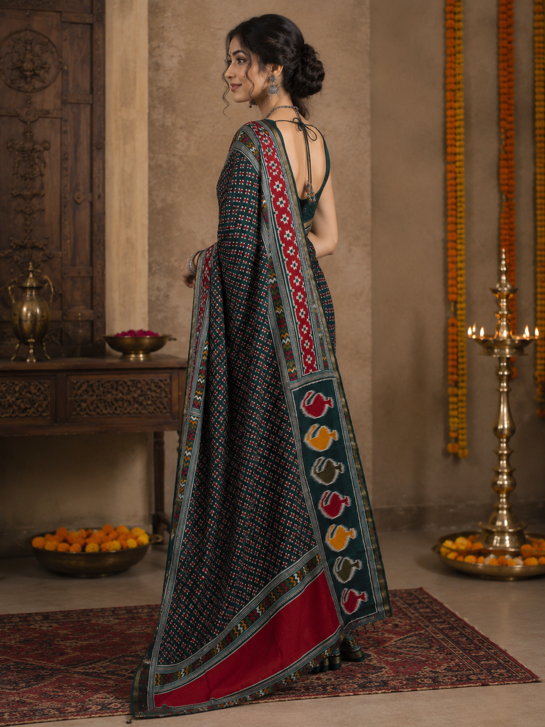 Karuna - Printed Saree