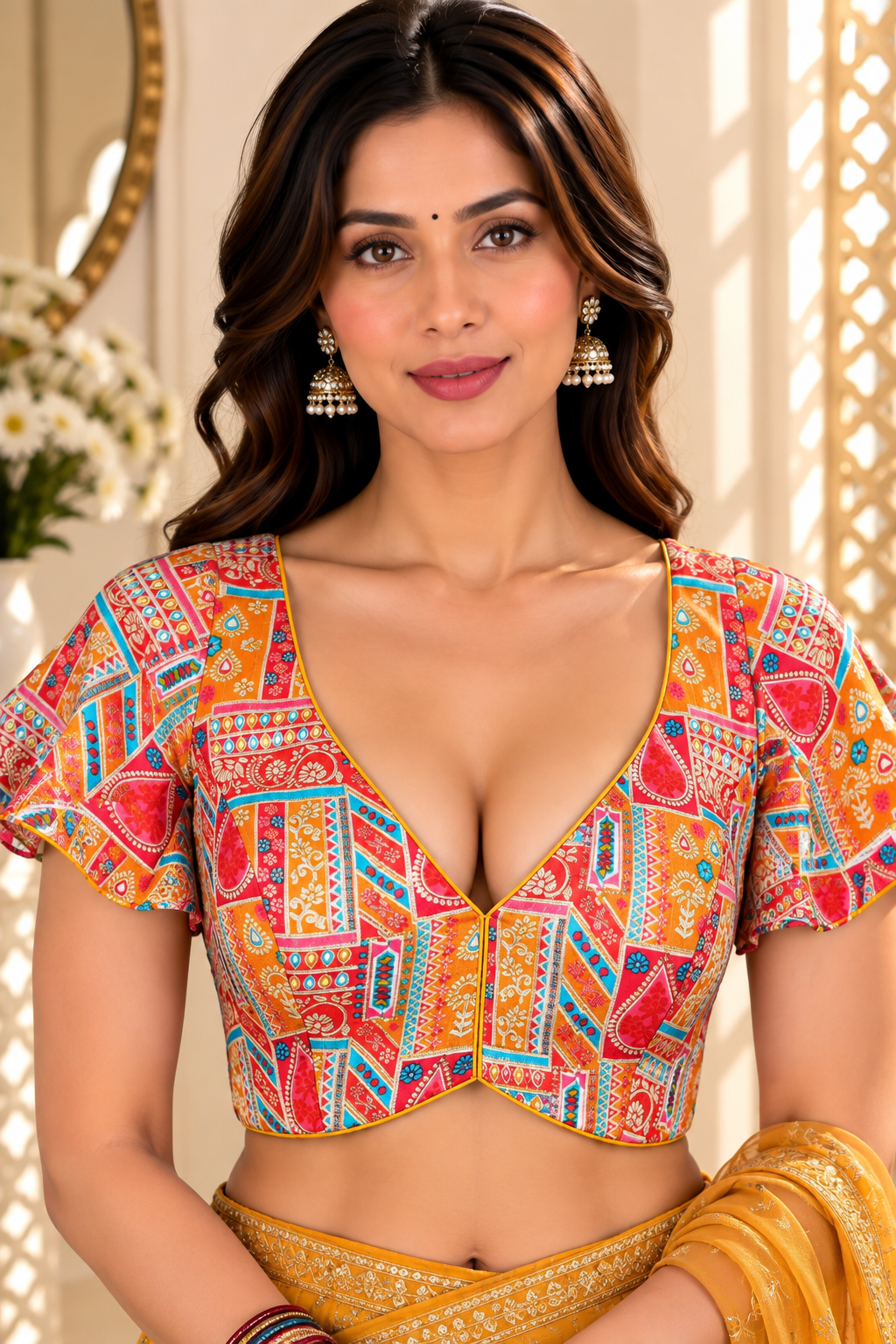 Sudha -  Princess Cut Blouse