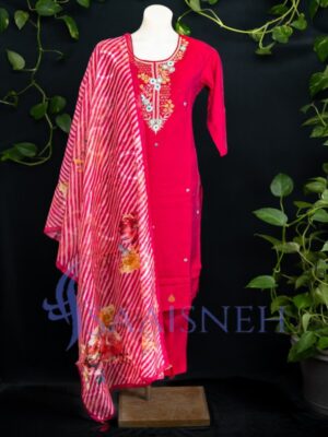 2.Straight suit dupatta - Triso